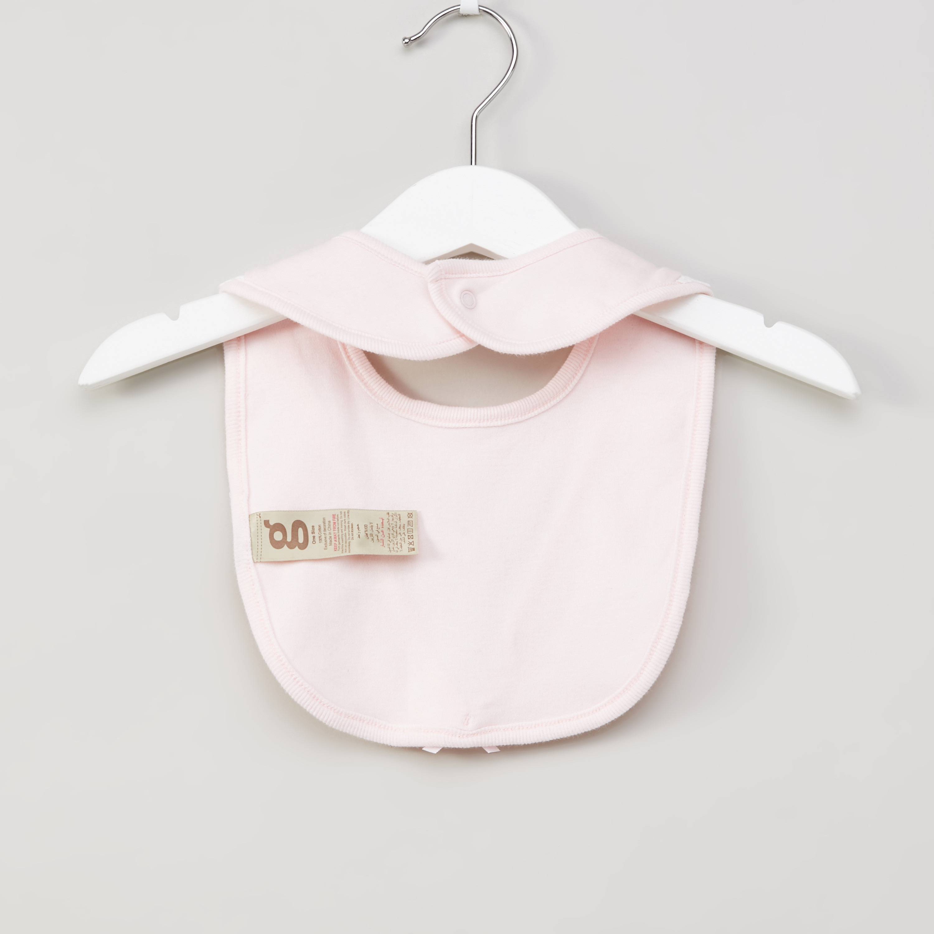 Giggles Lace Detail Bib with Snap Button Closure-baby-feeding-accessories-image-3