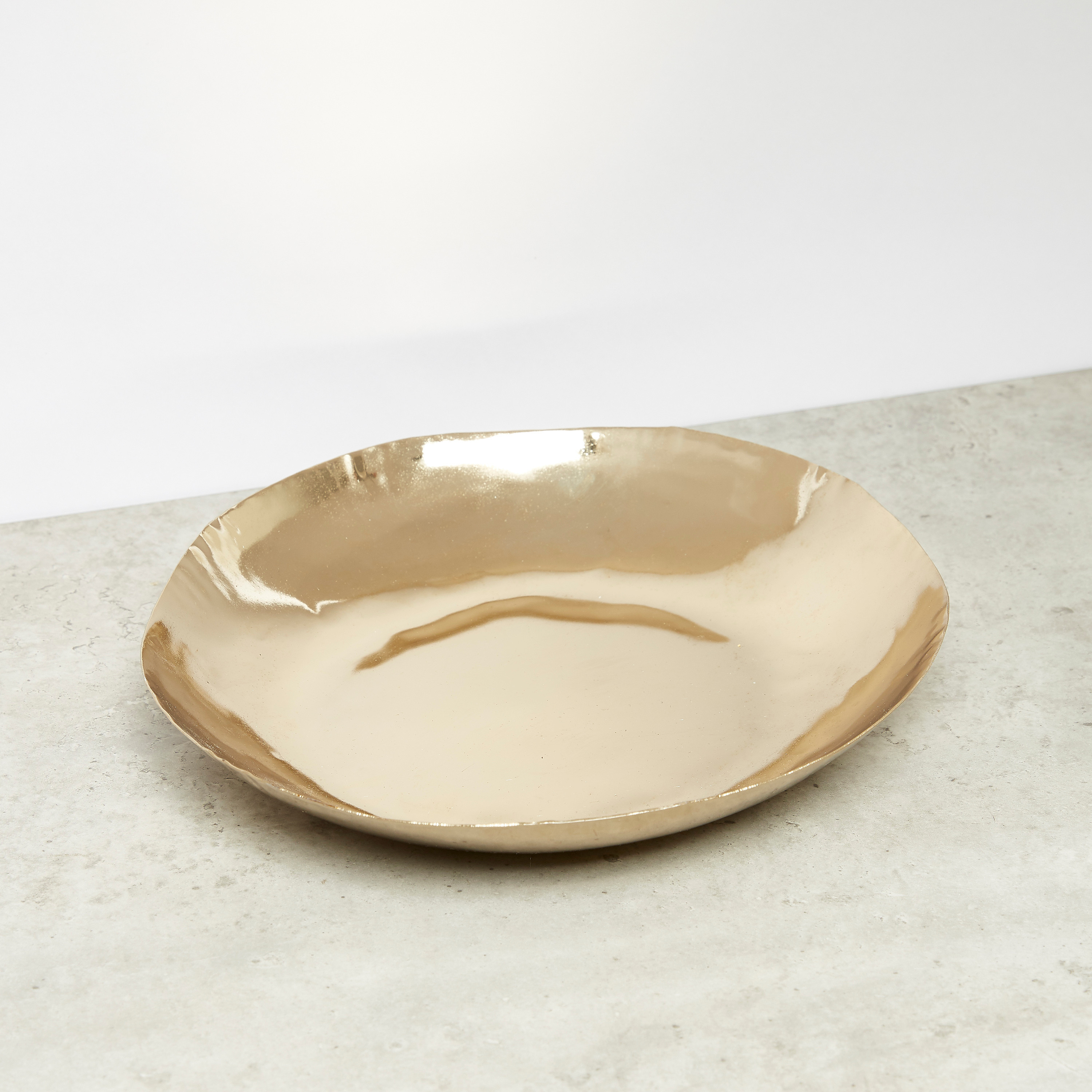 Beaten Metal Decorative Platter - 25x25 cms-household-dining-serveware-servingtrays-image-3