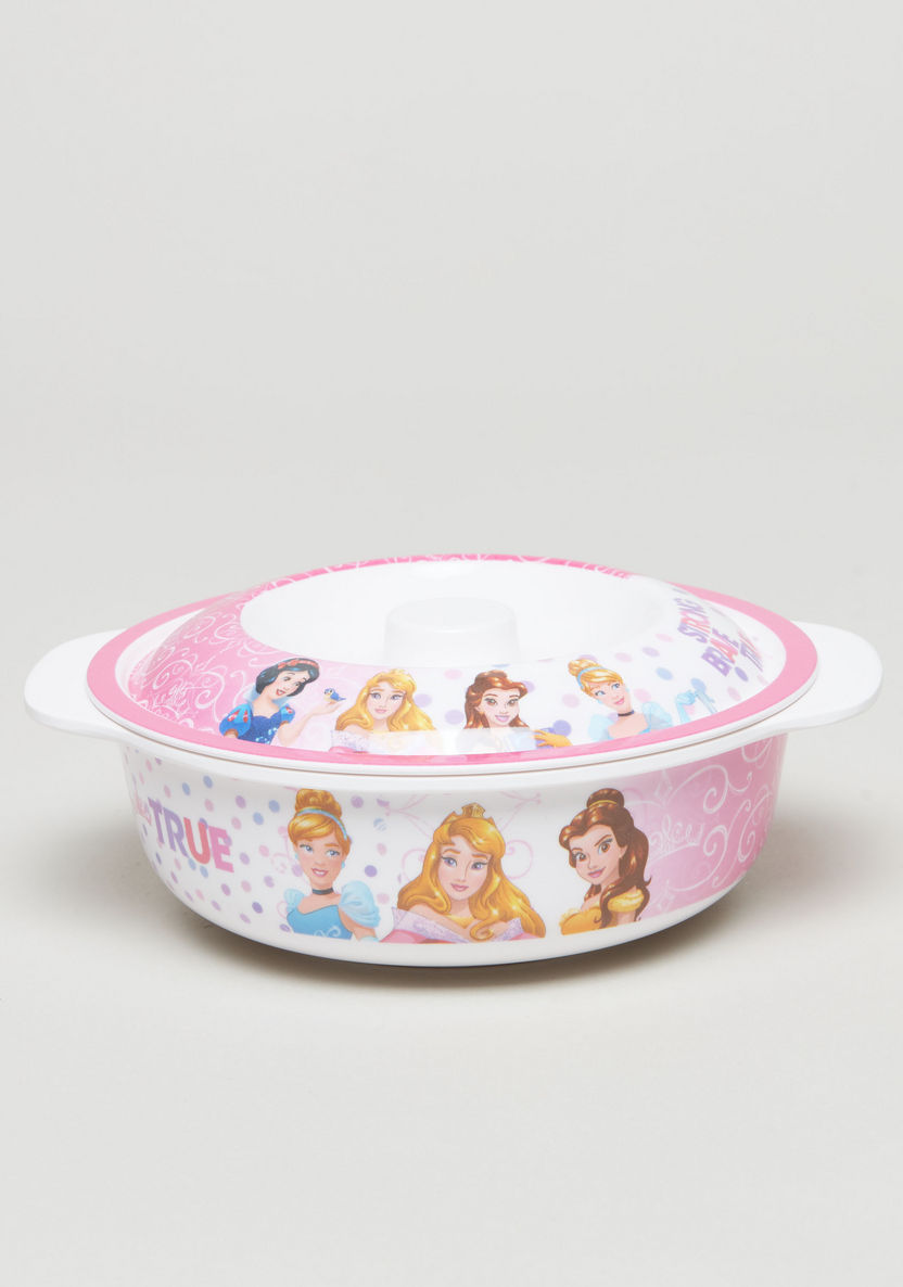 Disney Princess Printed Bowl with Lid-Mealtime Essentials-image-0