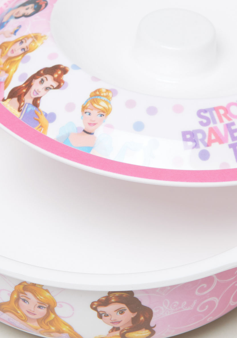 Disney Princess Printed Bowl with Lid-Mealtime Essentials-image-2