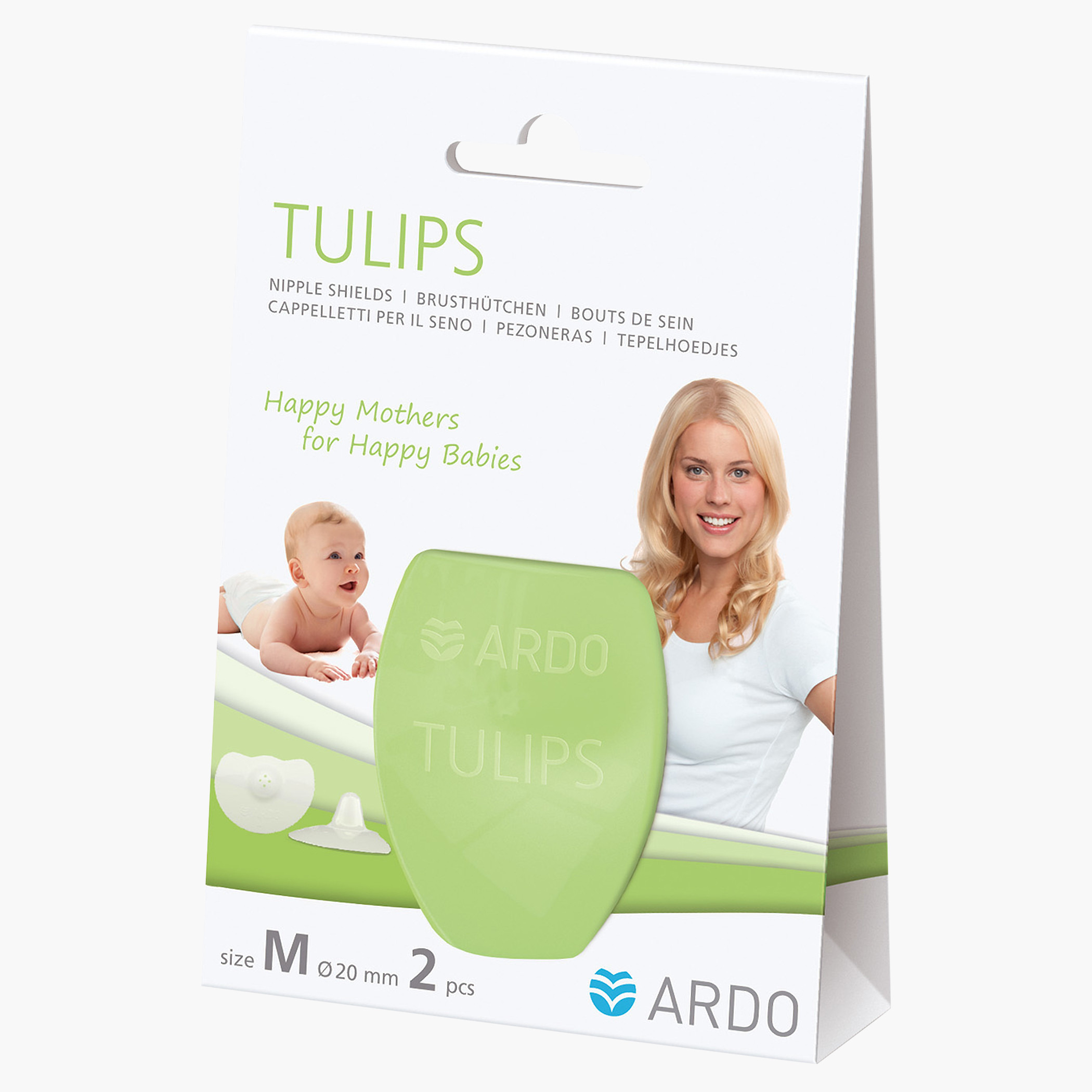 Ardo 2-Piece Tulips Nipple Shield - Medium-baby-feeding-breastfeedingandcare-image-2