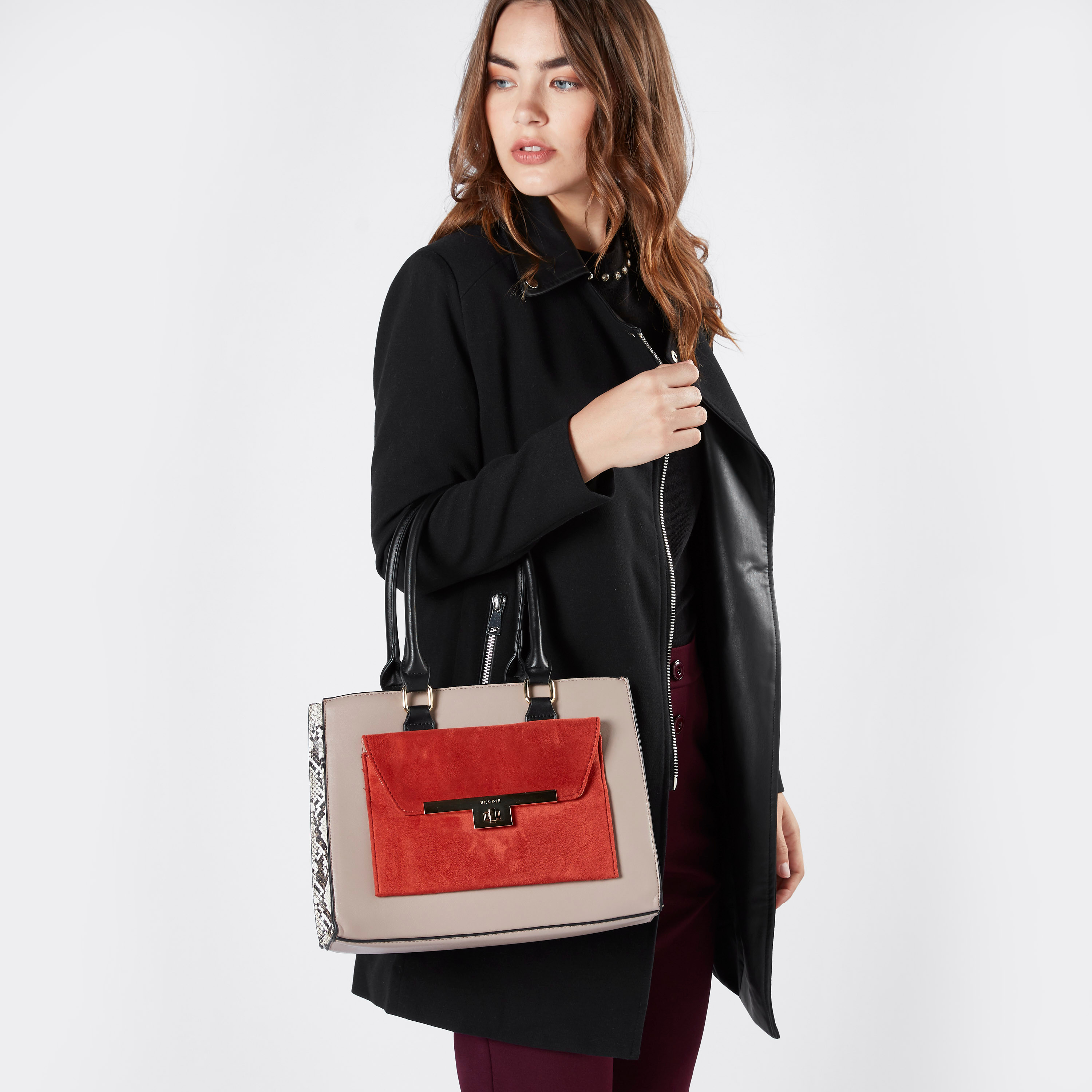 Shop Bessie London Tote Bag with Pouch Online | Centrepoint