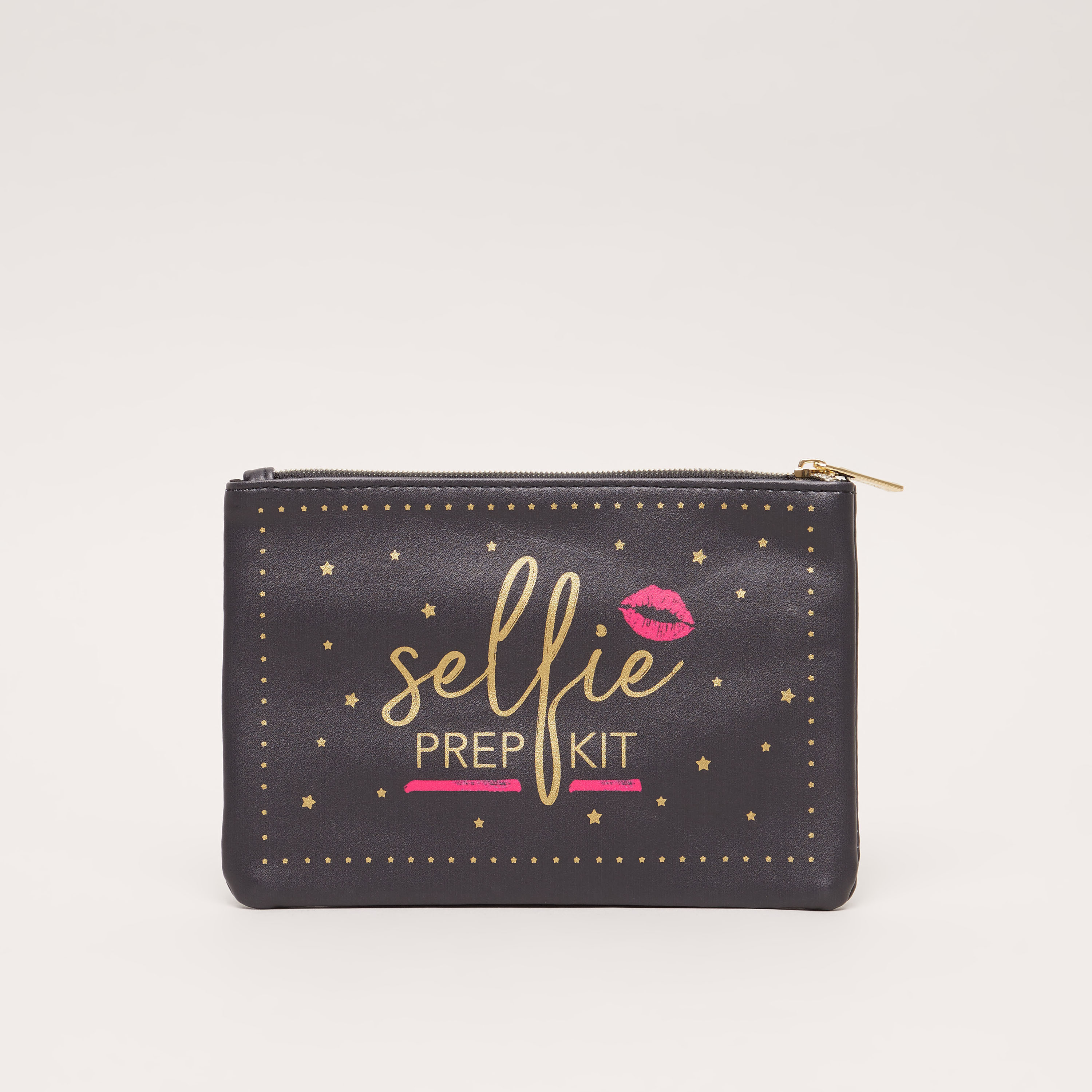شنطة أدوات تجميل بطبعات سيلفي بريب كيت من جلام فام-beautyandpersonalcare-makeup-brushesandaccessories-makeuppouches-image-3