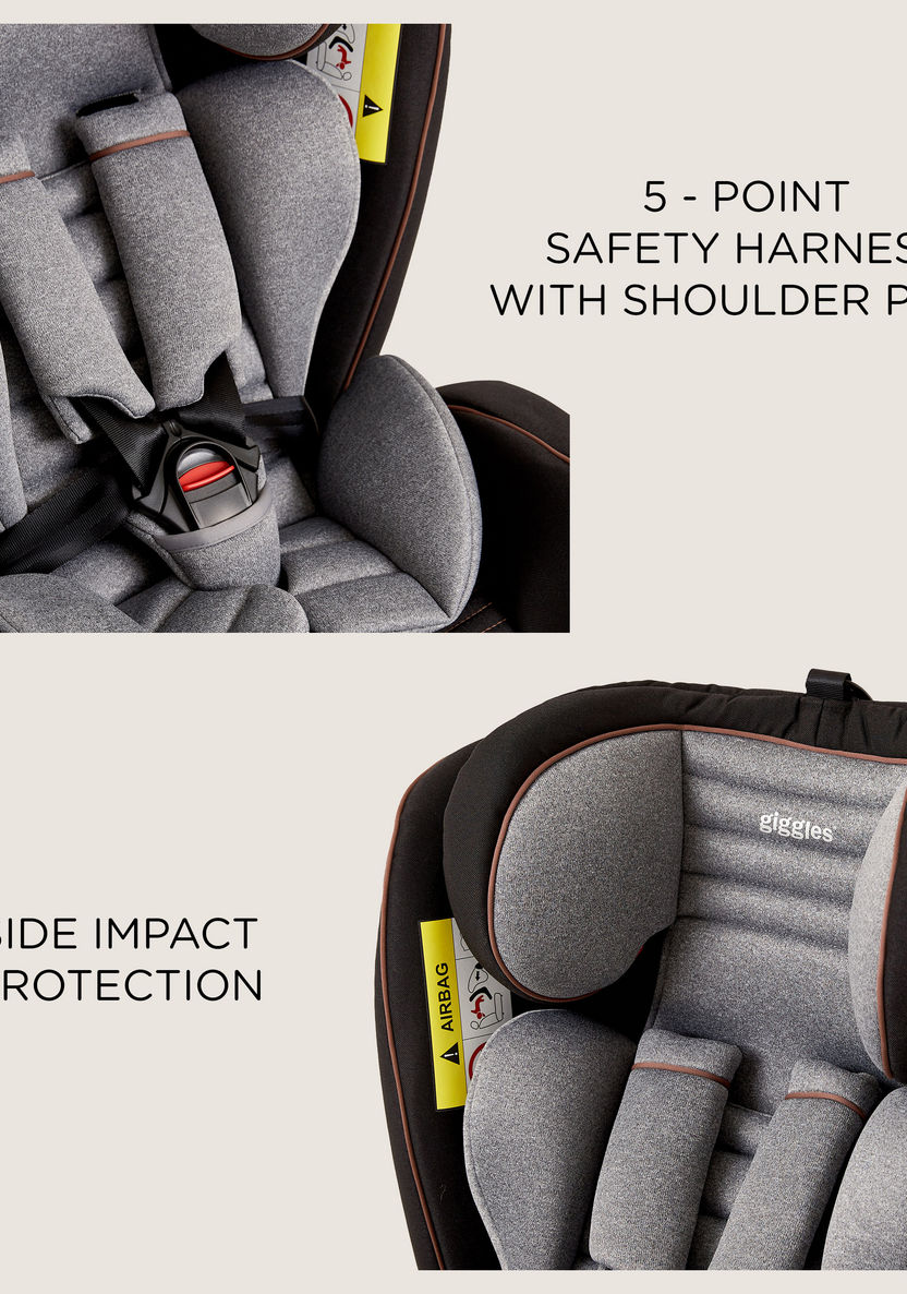 Giggles Globefix 3-in-1 Convertible Car Seat (Ages 1 to 12 years)-Car Seats-image-6