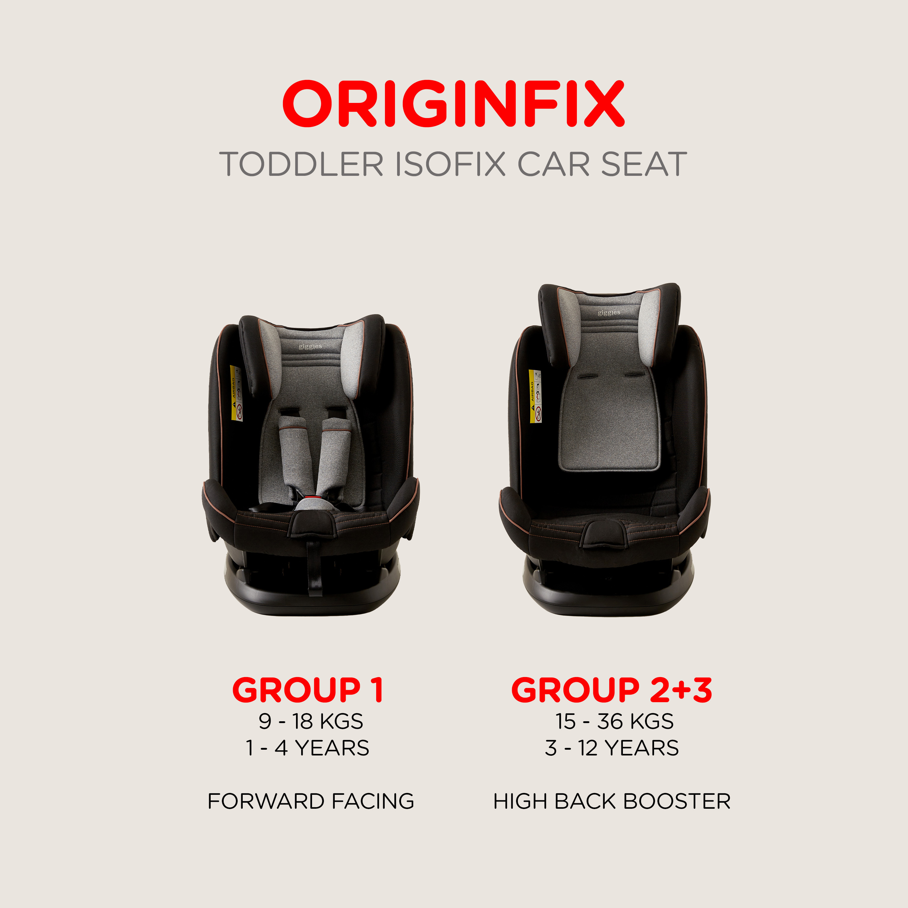 Group 1 isofix car 2024 seat