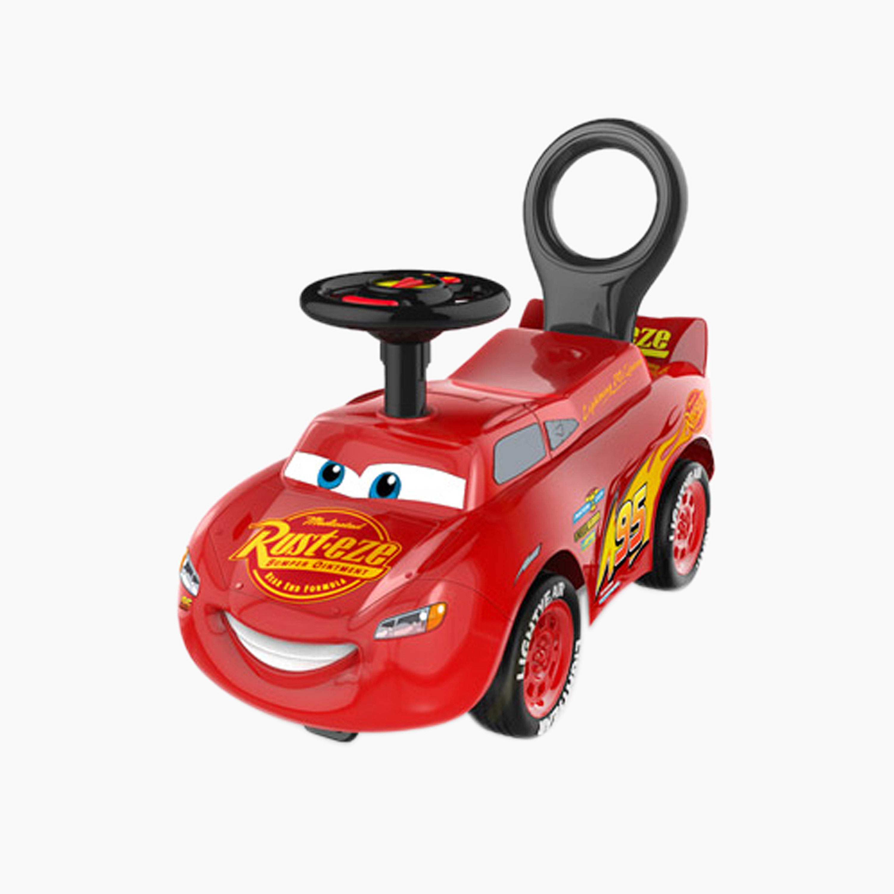 Disney lightning mcqueen ride on best sale car