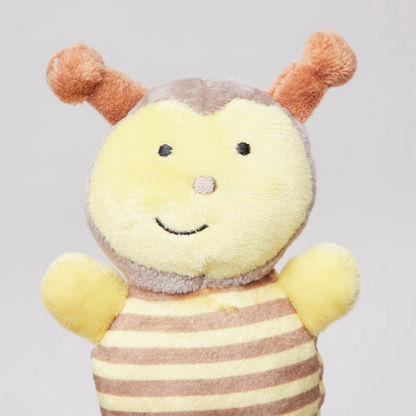 Juniors Plush Bee Rattle Toy