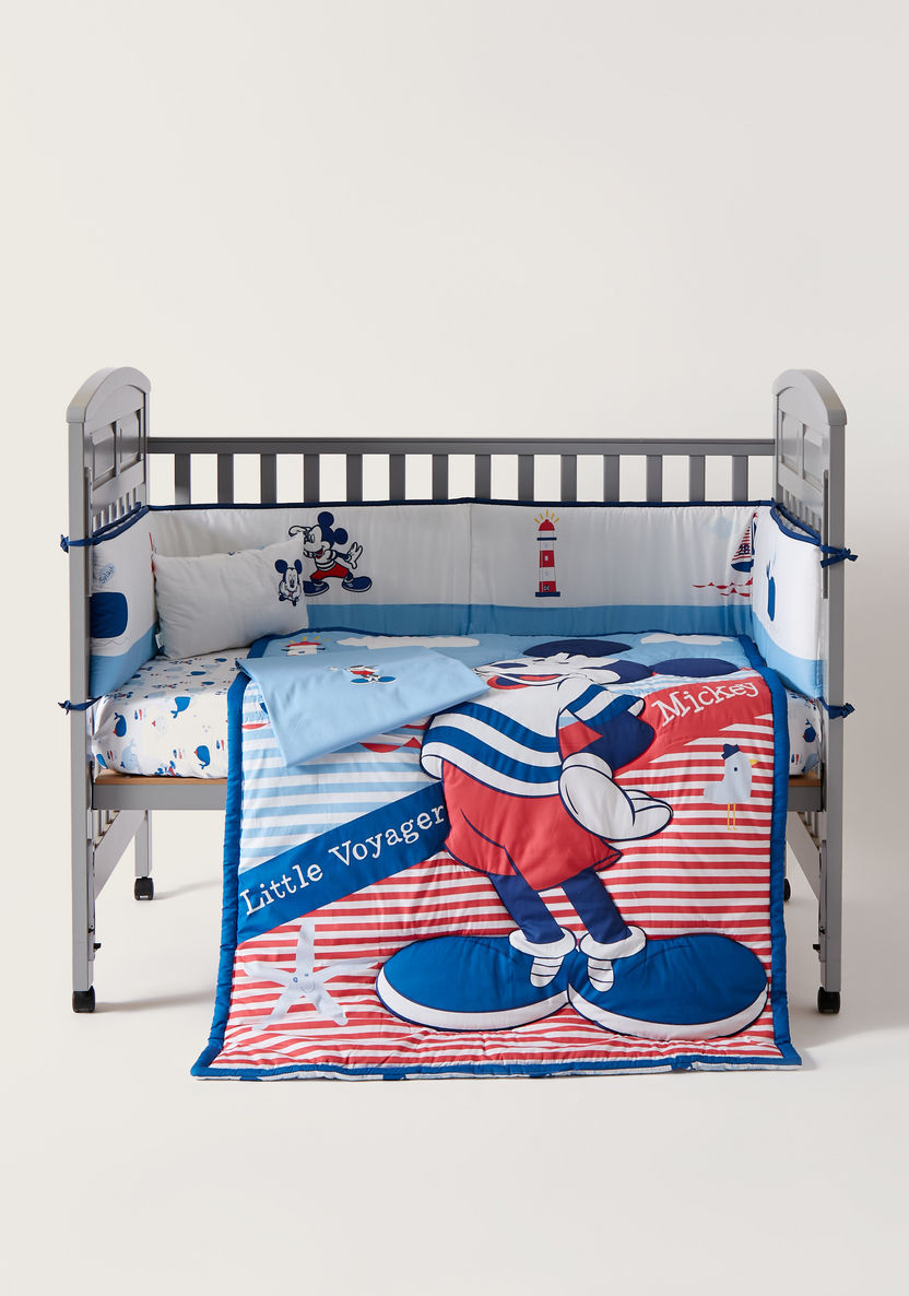 Disney Mickey Mouse Printed 5-Piece Comforter Set-Baby Bedding-image-2