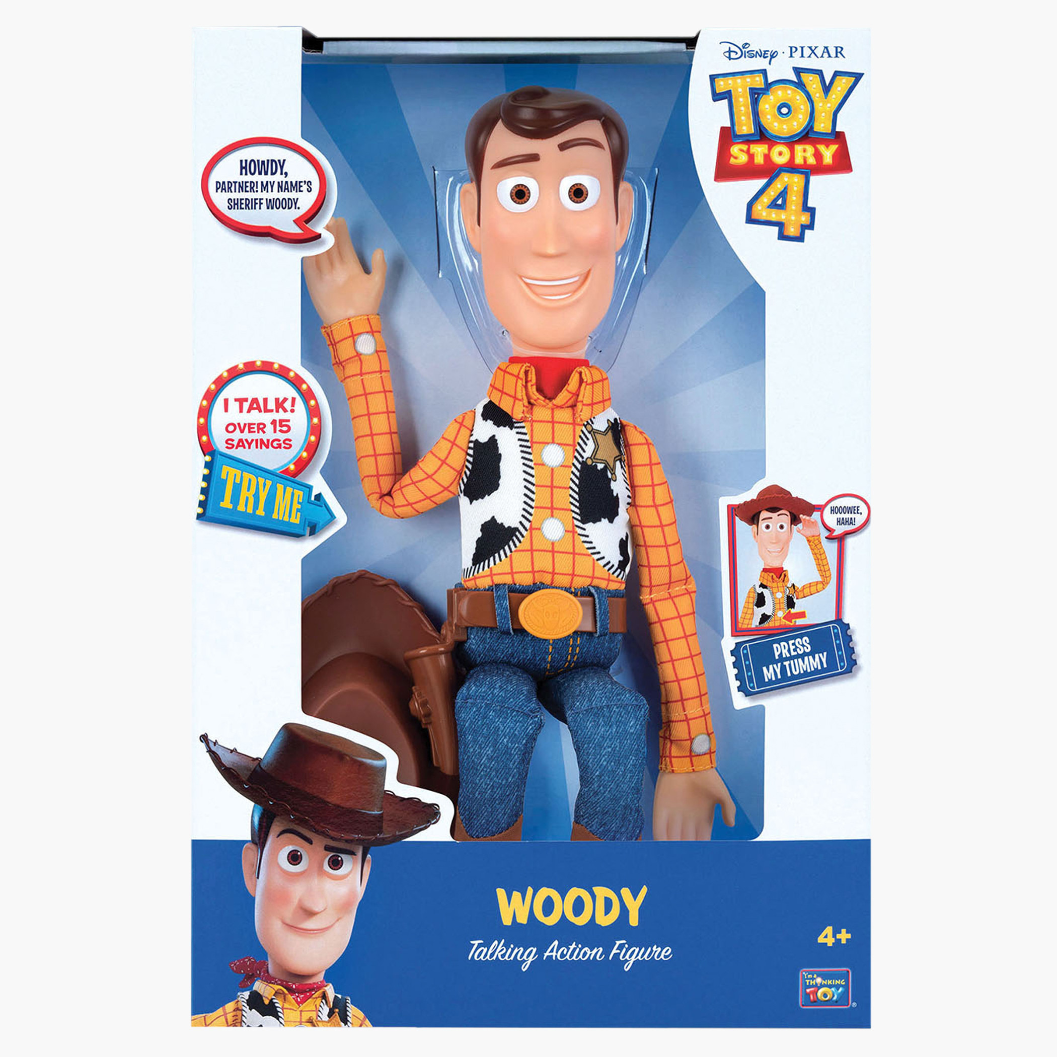 Disney Toy Story Interactive Woody Figurine with Sound-toys-playfigures-actionfigures-image-1