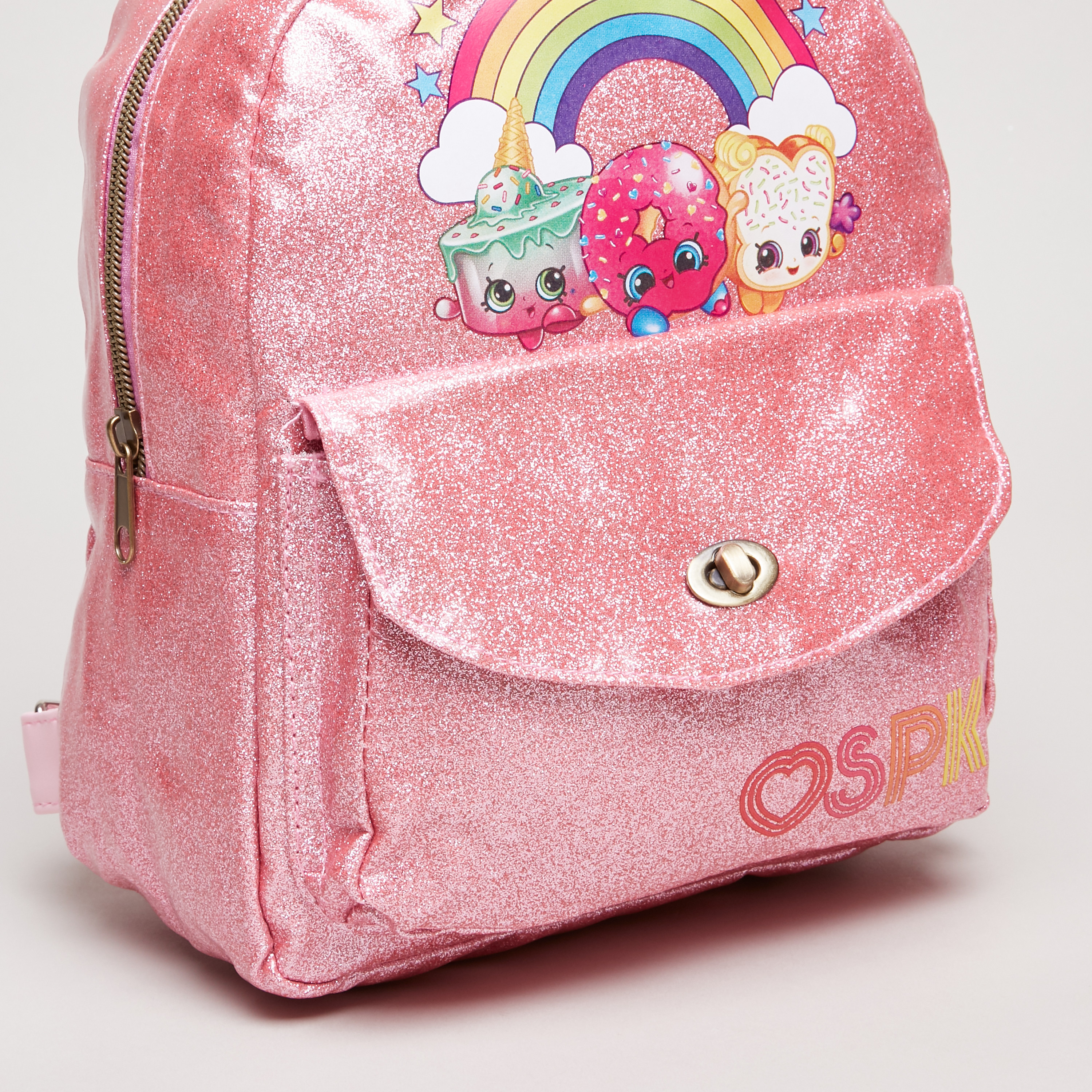 Shopkins Printed Backpack with Adjustable Shoulder Straps-girls-accessories-bags-image-2