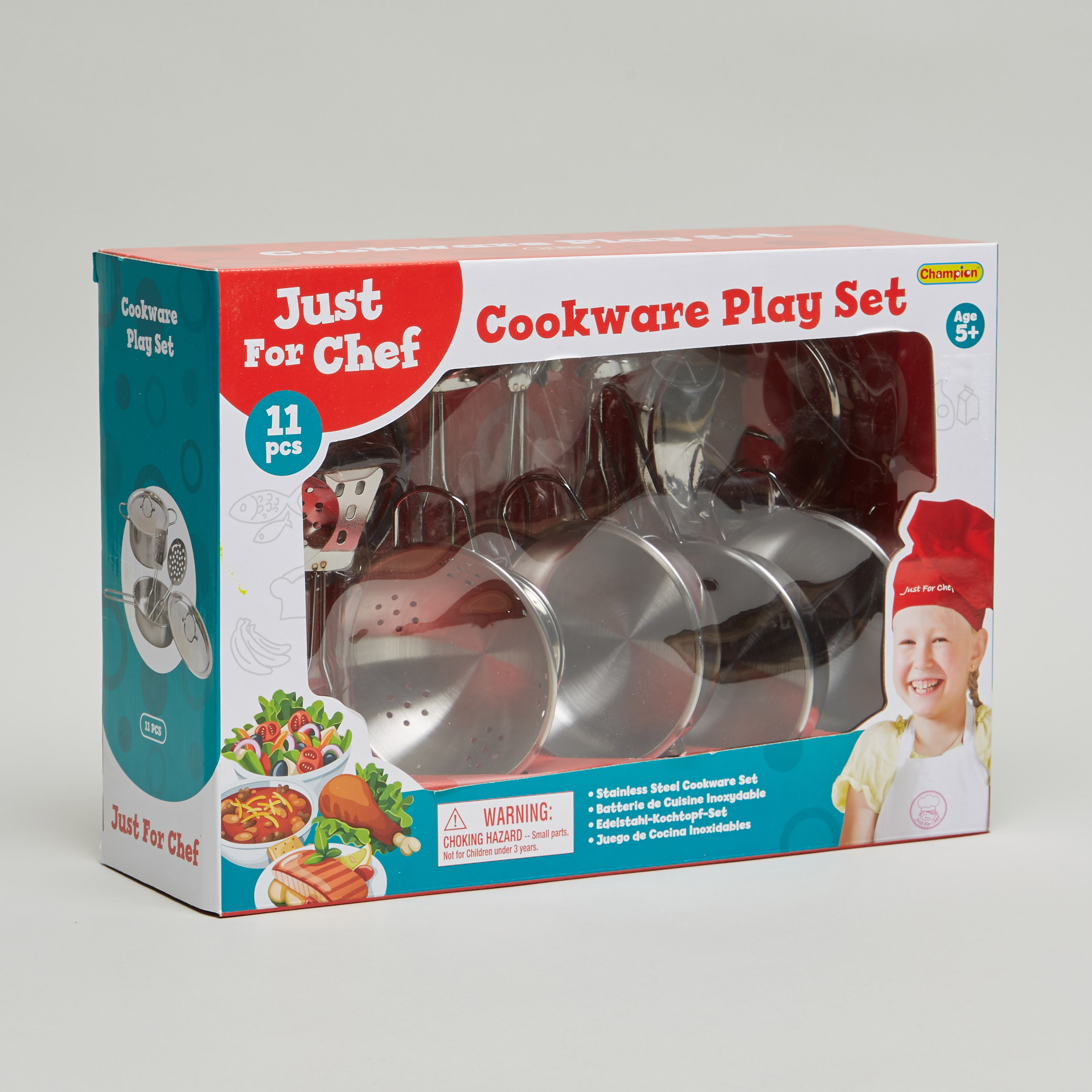 طقم ألعاب أدوات المطبخ 11 قطعة من شامبيون-toys-dollsandplaysets-dollhouses-image-1