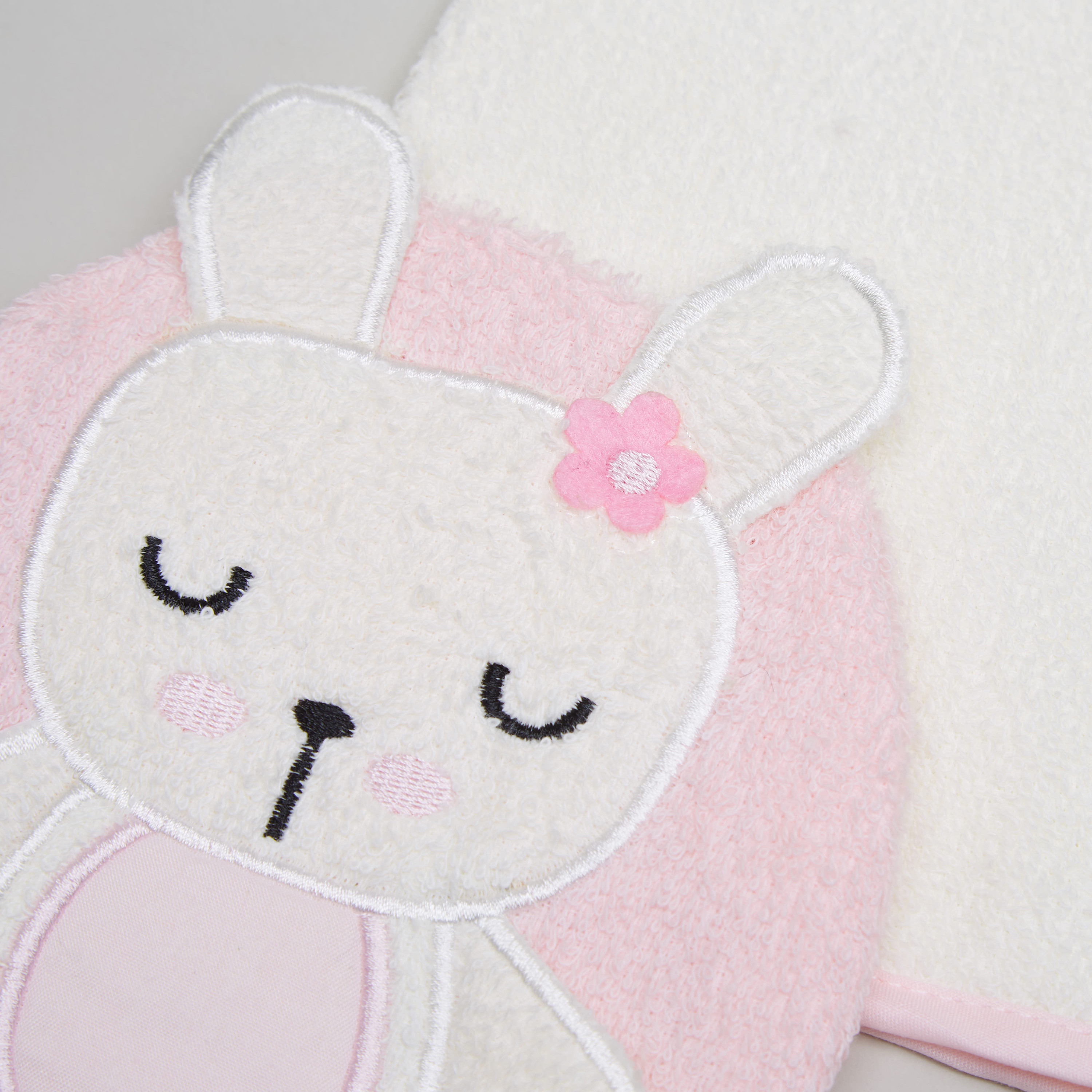 Juniors Embroidered Patch Wash Mitten - Set of 2-baby-bathandcare-towels-image-2