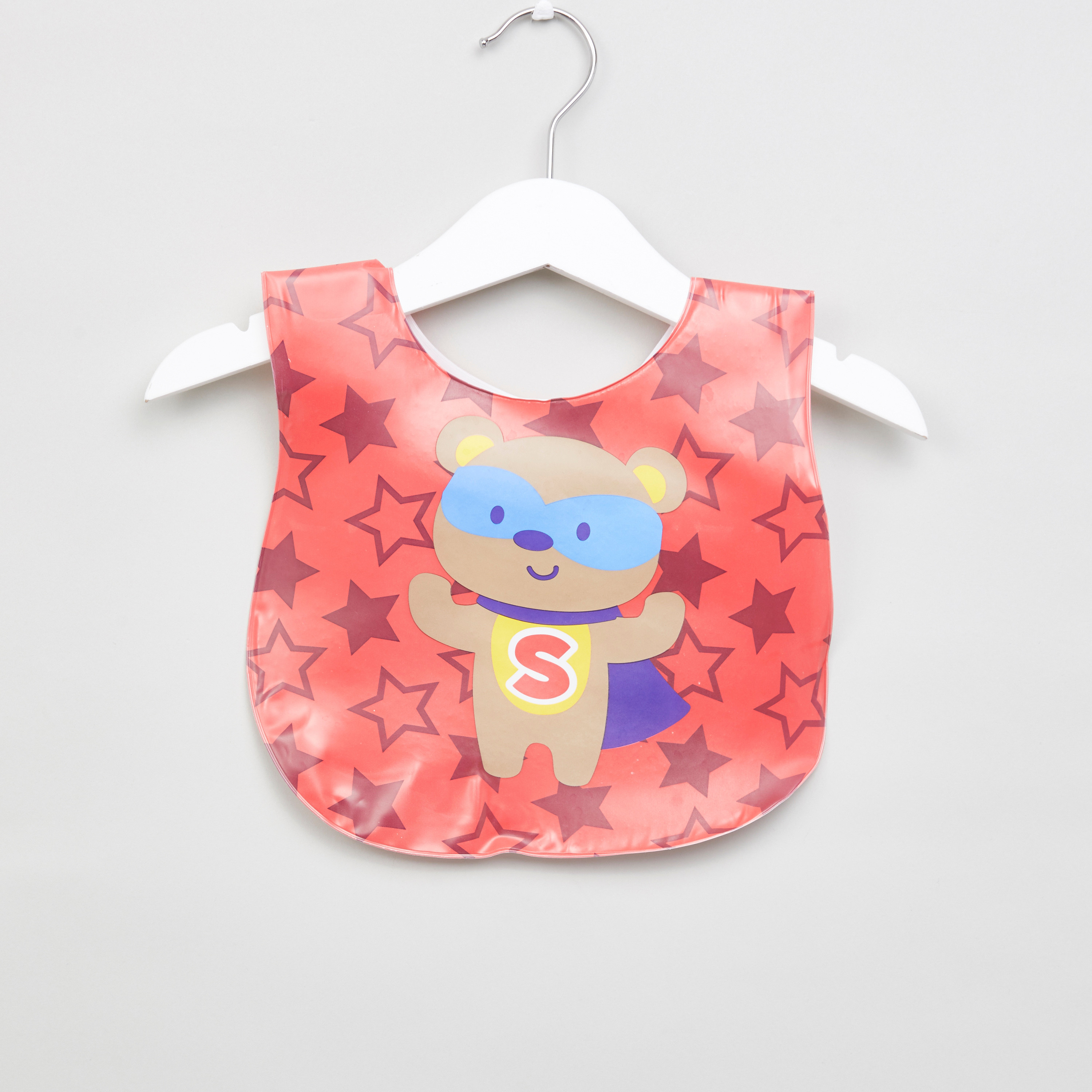 مريلة بشريط إغلاق لاصق وطبعات من جونيورز-baby-feeding-bibs-image-1