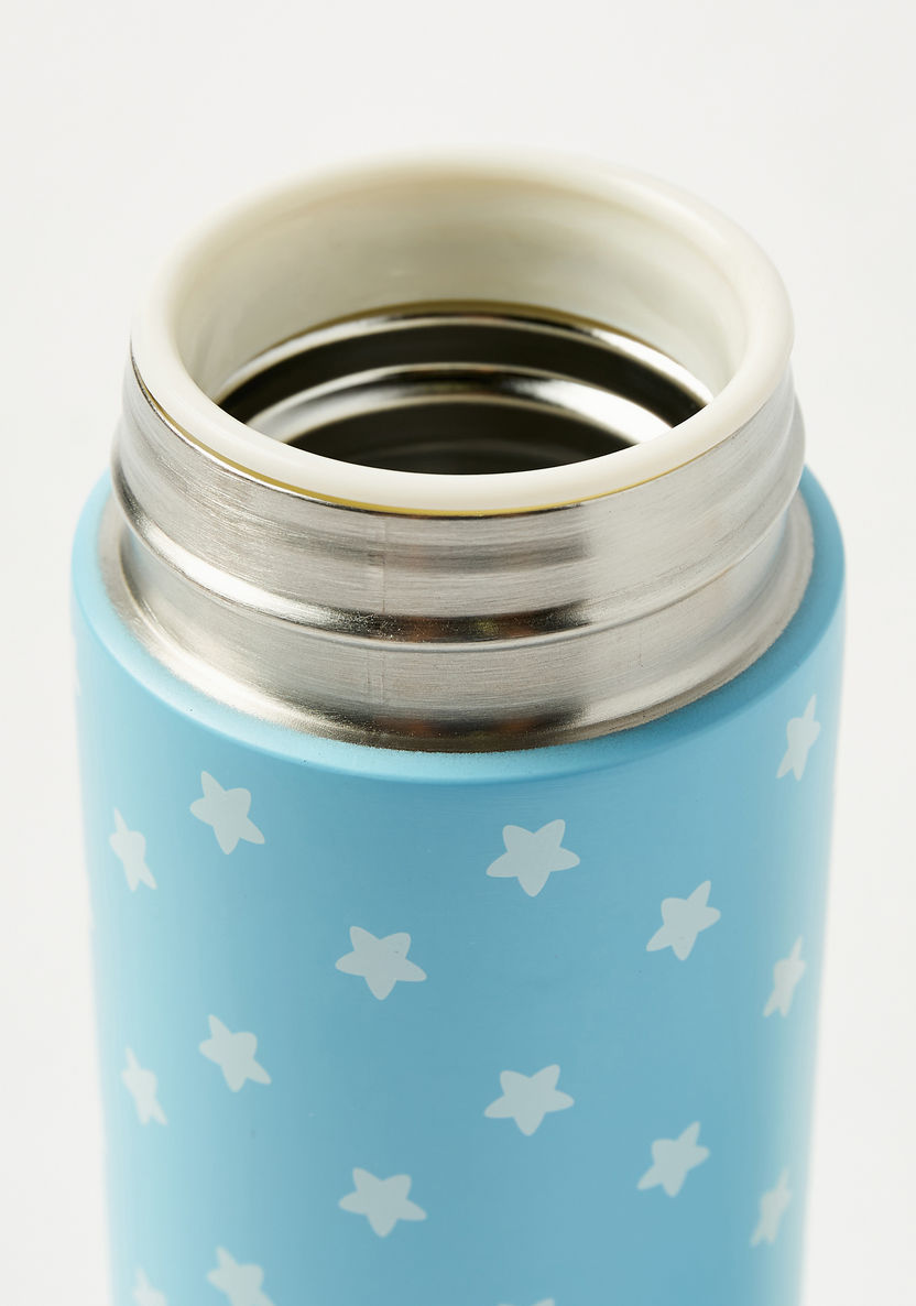 Juniors Printed Thermos Flask with Teddy Bear Shaped Cap - 250 ml-Accessories-image-3
