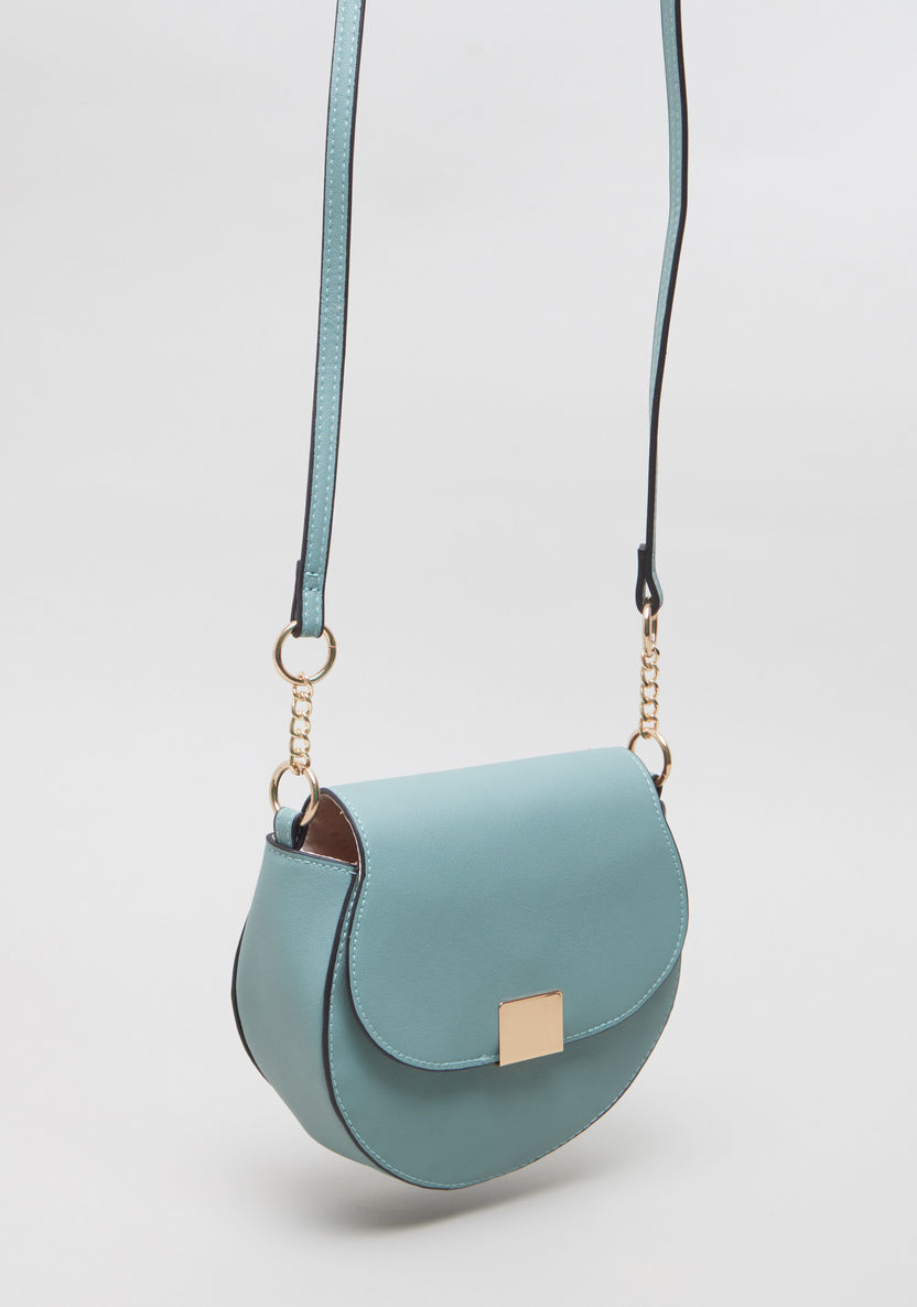 Sasha Crossbody Bag with Metal Accent-Handbags-image-3