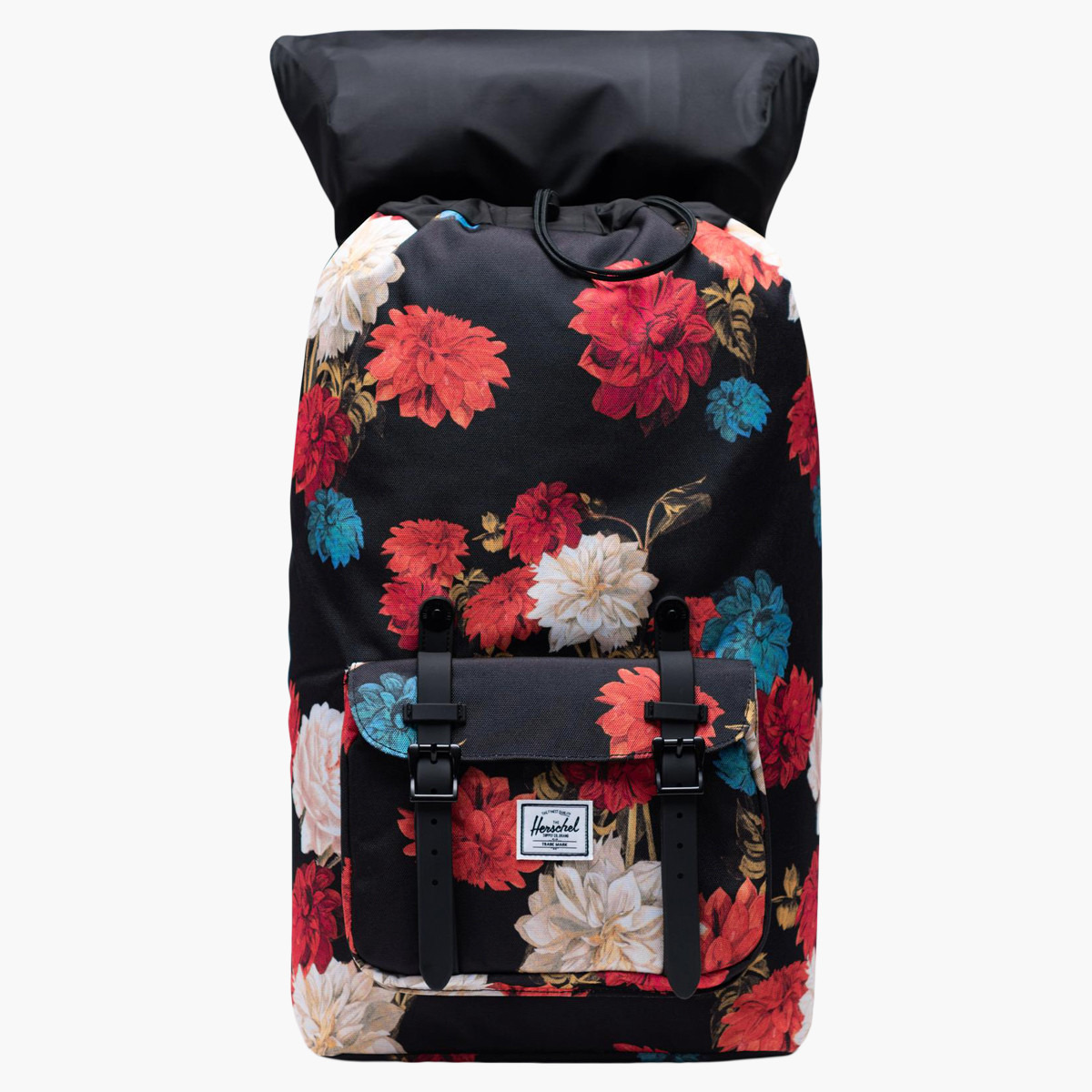 Herschel Little on sale America Laptop Backpack Printed Floral/Faux Leather Flowers EUC