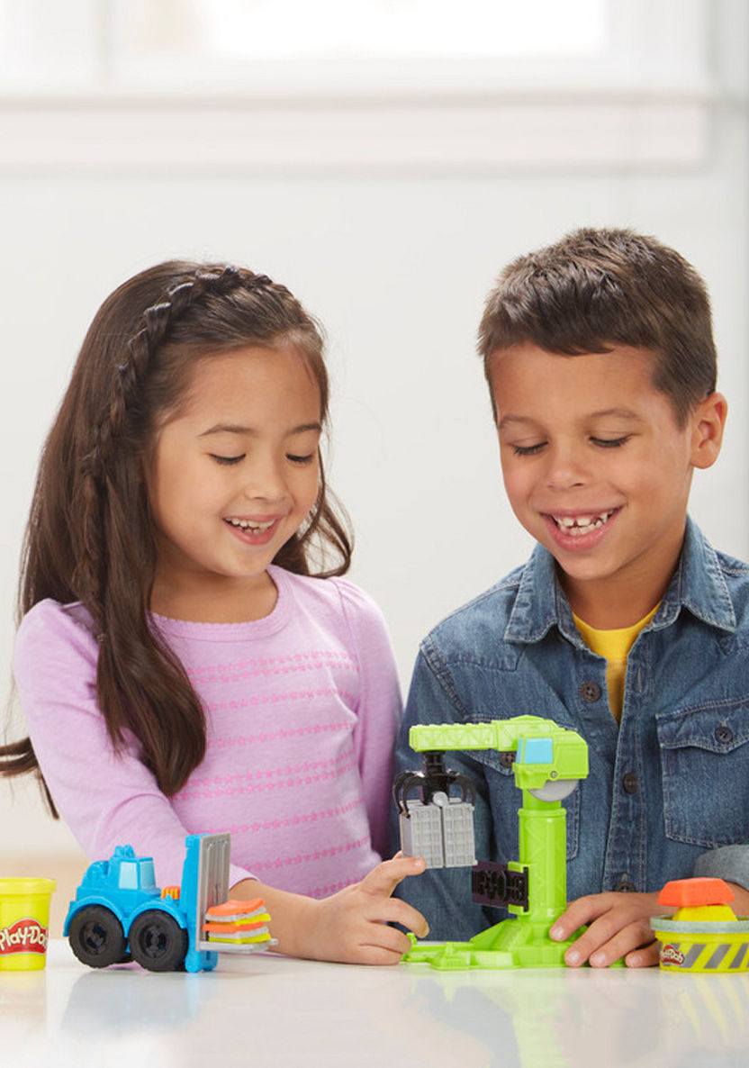 Play-Doh Wheels Crane & Forklift-Educational-image-1