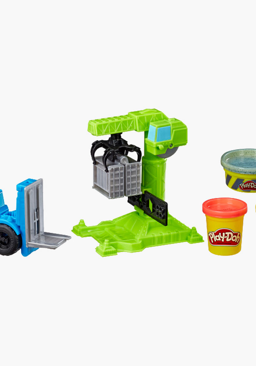 Play-Doh Wheels Crane & Forklift-Educational-image-2