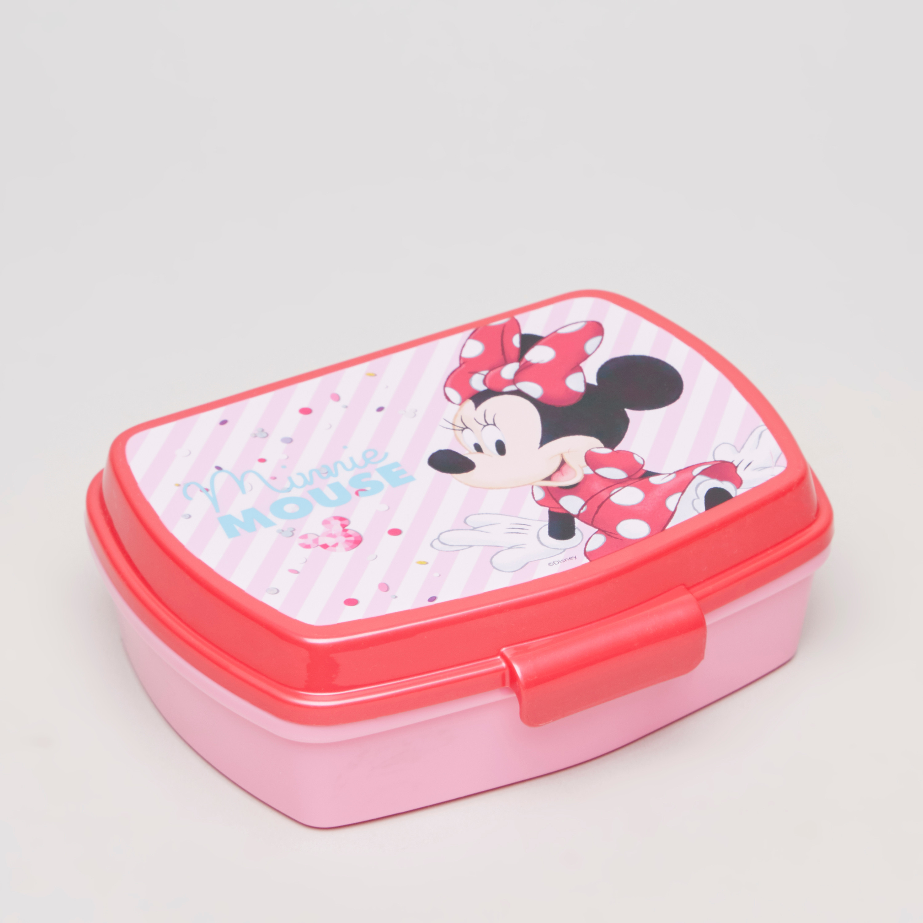 Disney Minnie Mouse Printed Sandwhich Box-school-lunchessentials-lunchboxes-image-1