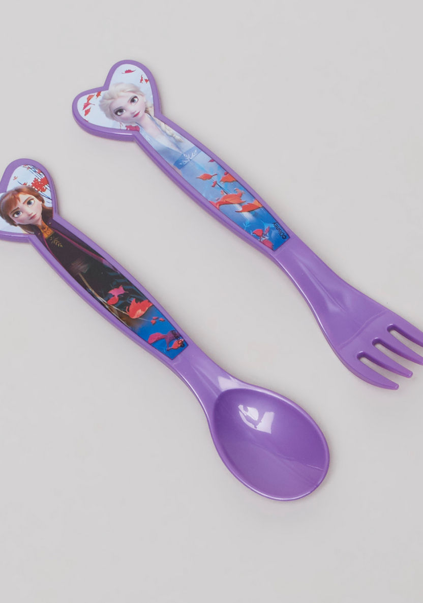 Disney Frozen Printed 2-Piece Cutlery Set-Mealtime Essentials-image-1
