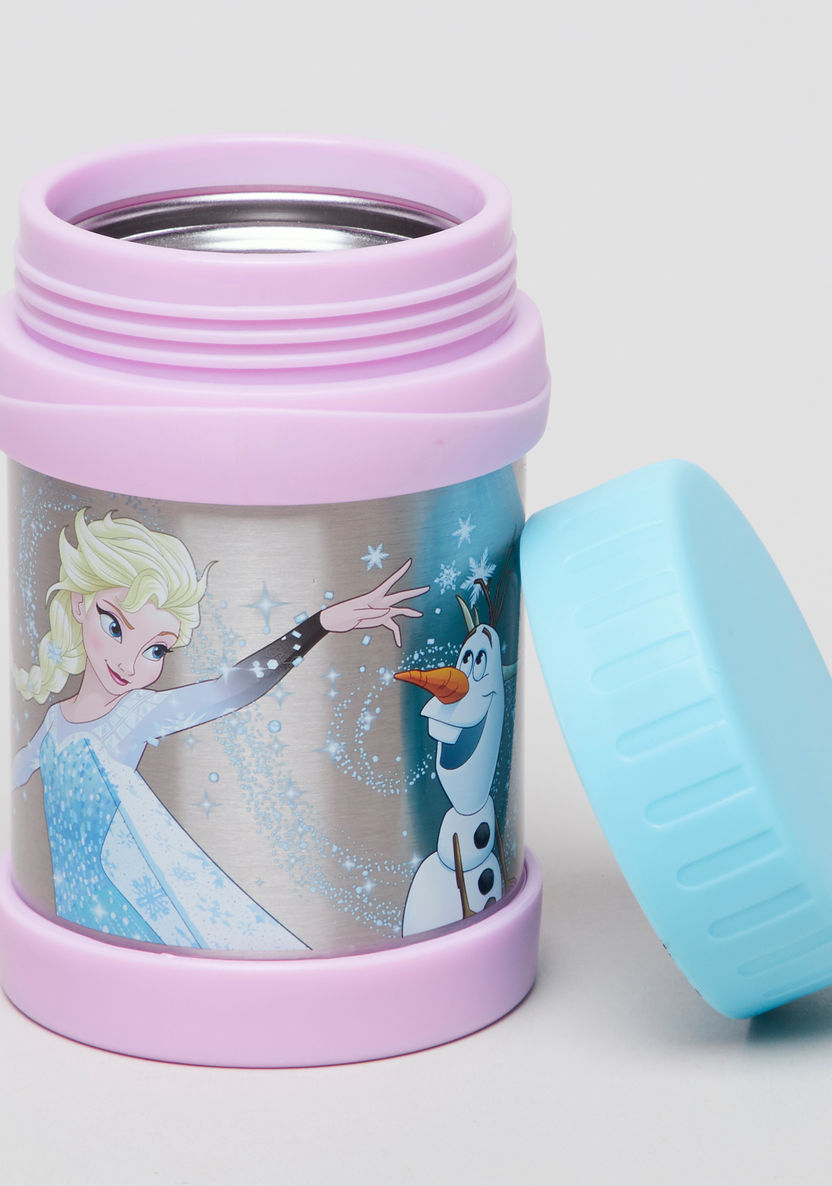 Disney Elsa Printed Isothermal Pot with Lid - 430 ml-Mealtime Essentials-image-1