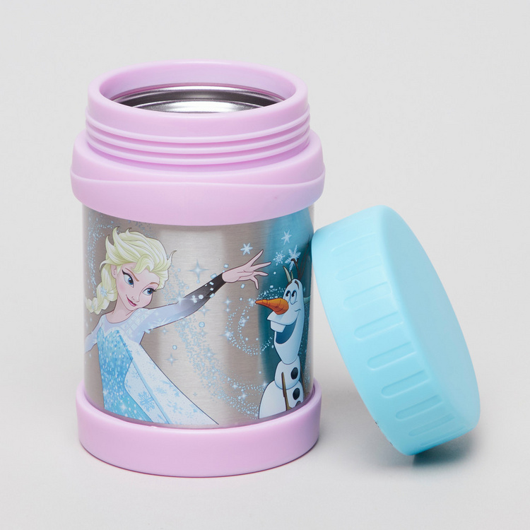 Disney Elsa Printed Isothermal Pot with Lid - 430 ml