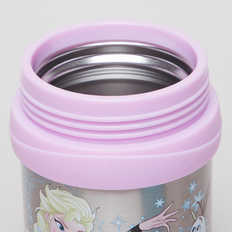 Disney Elsa Printed Isothermal Pot with Lid - 430 ml