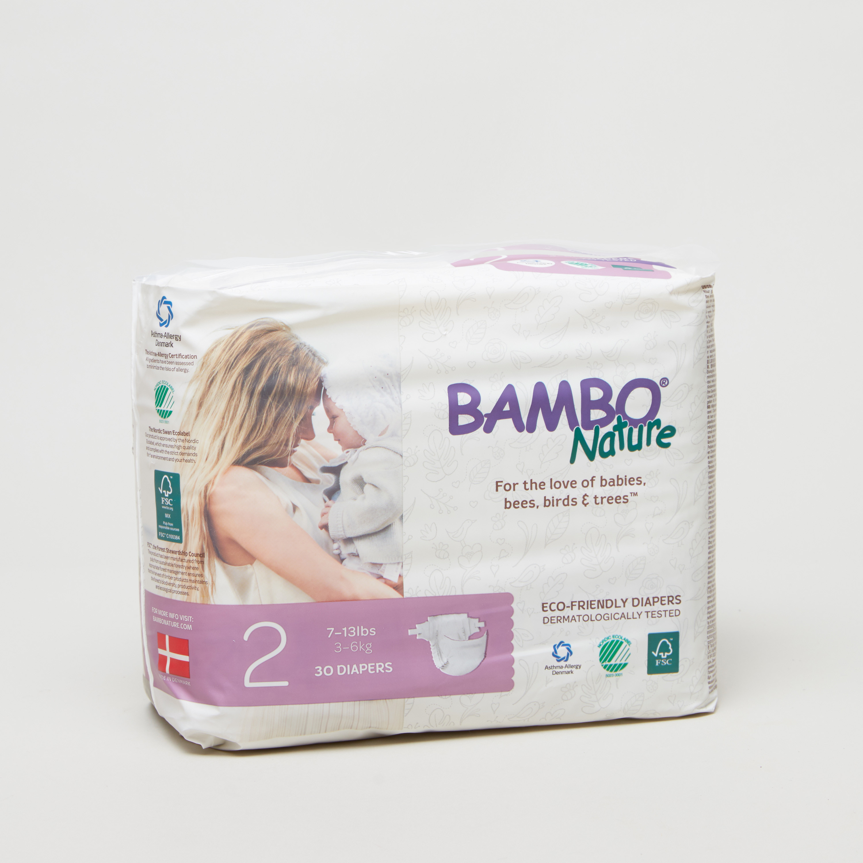 Bambo nature best sale diapers size 2