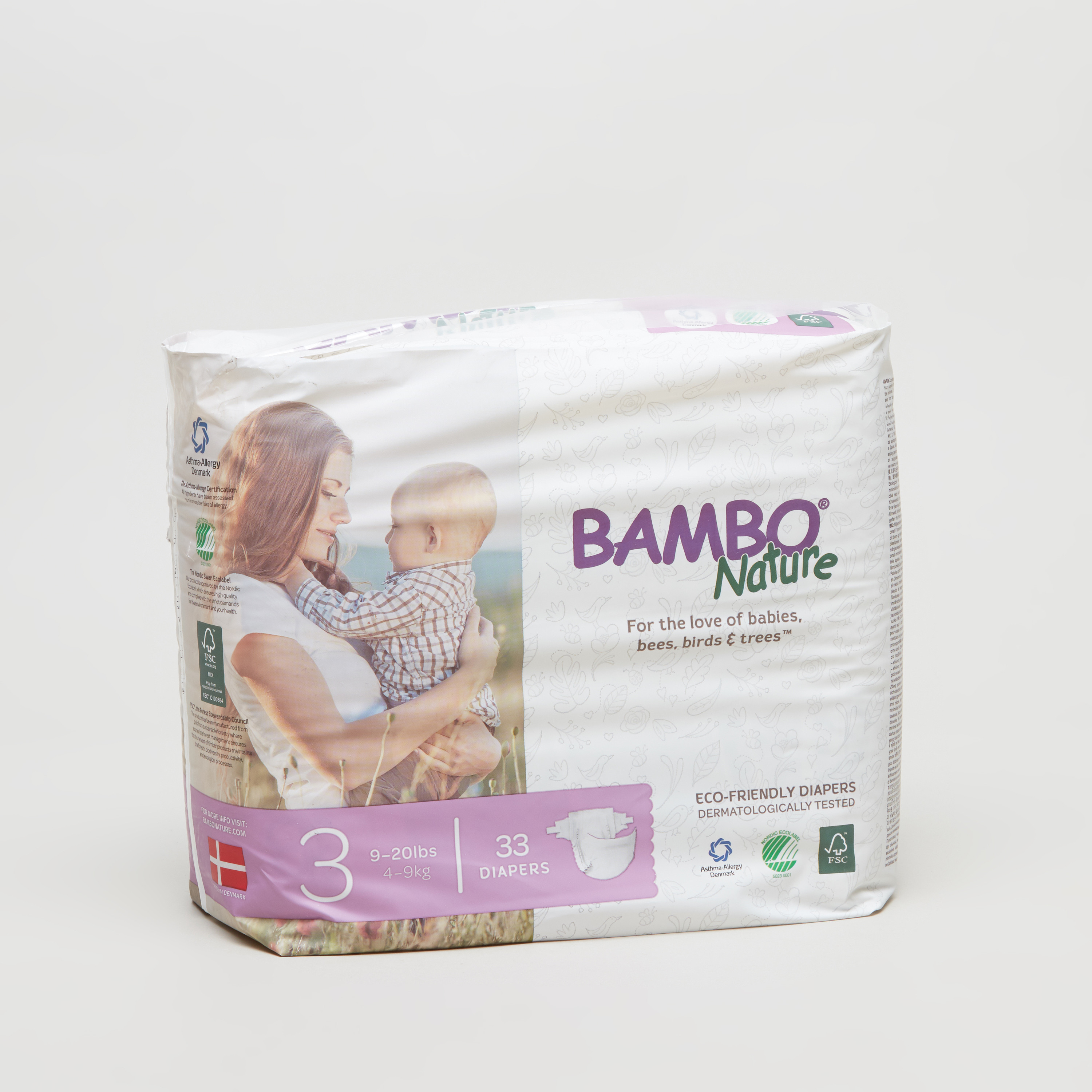 حفاضات من بامبو نايتشر مقاس 3 عبوة 33 قطعة 5-9 كجم-baby-diapering-diapers-image-1