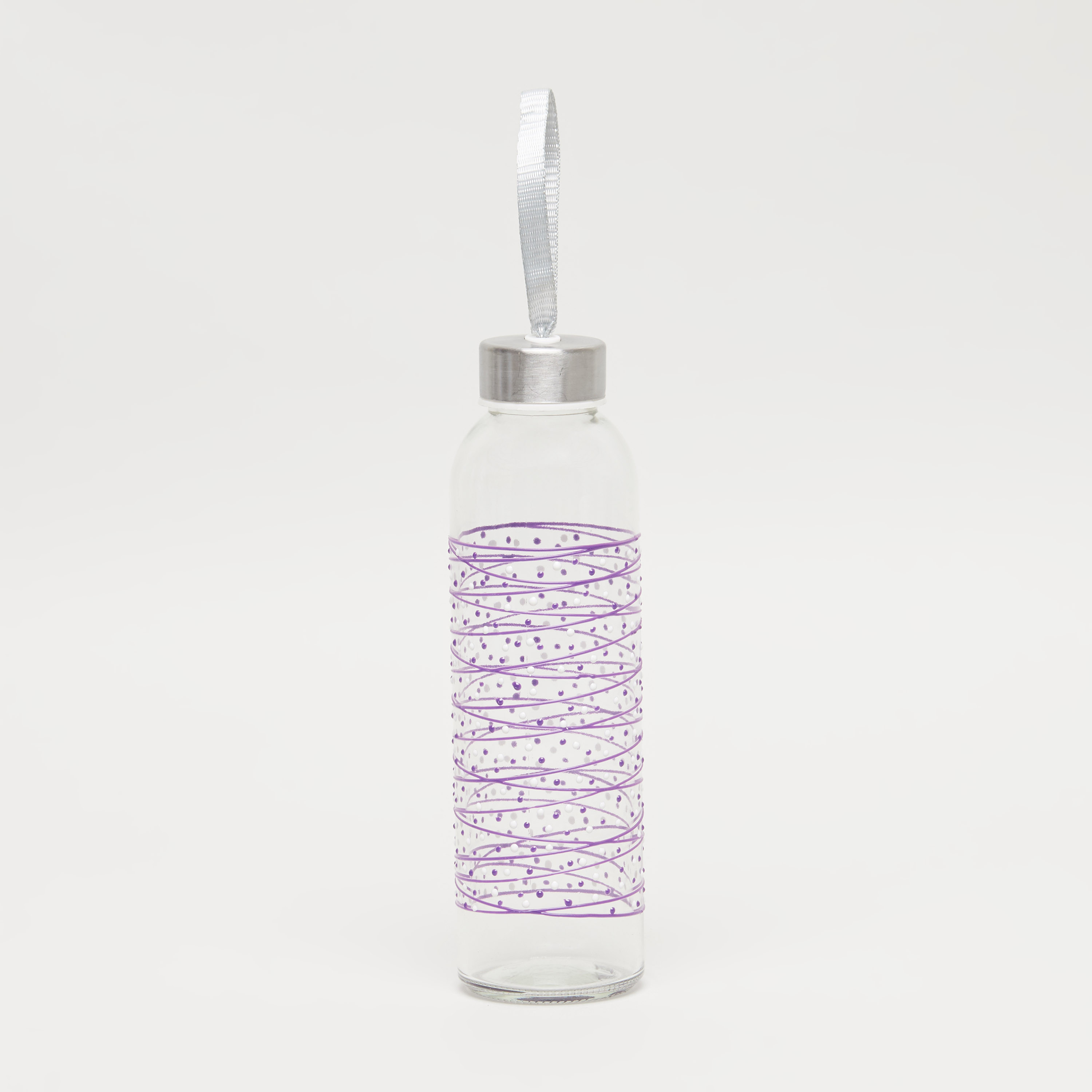 Glass Painted Glass Water Bottle-school-waterbottles-image-1