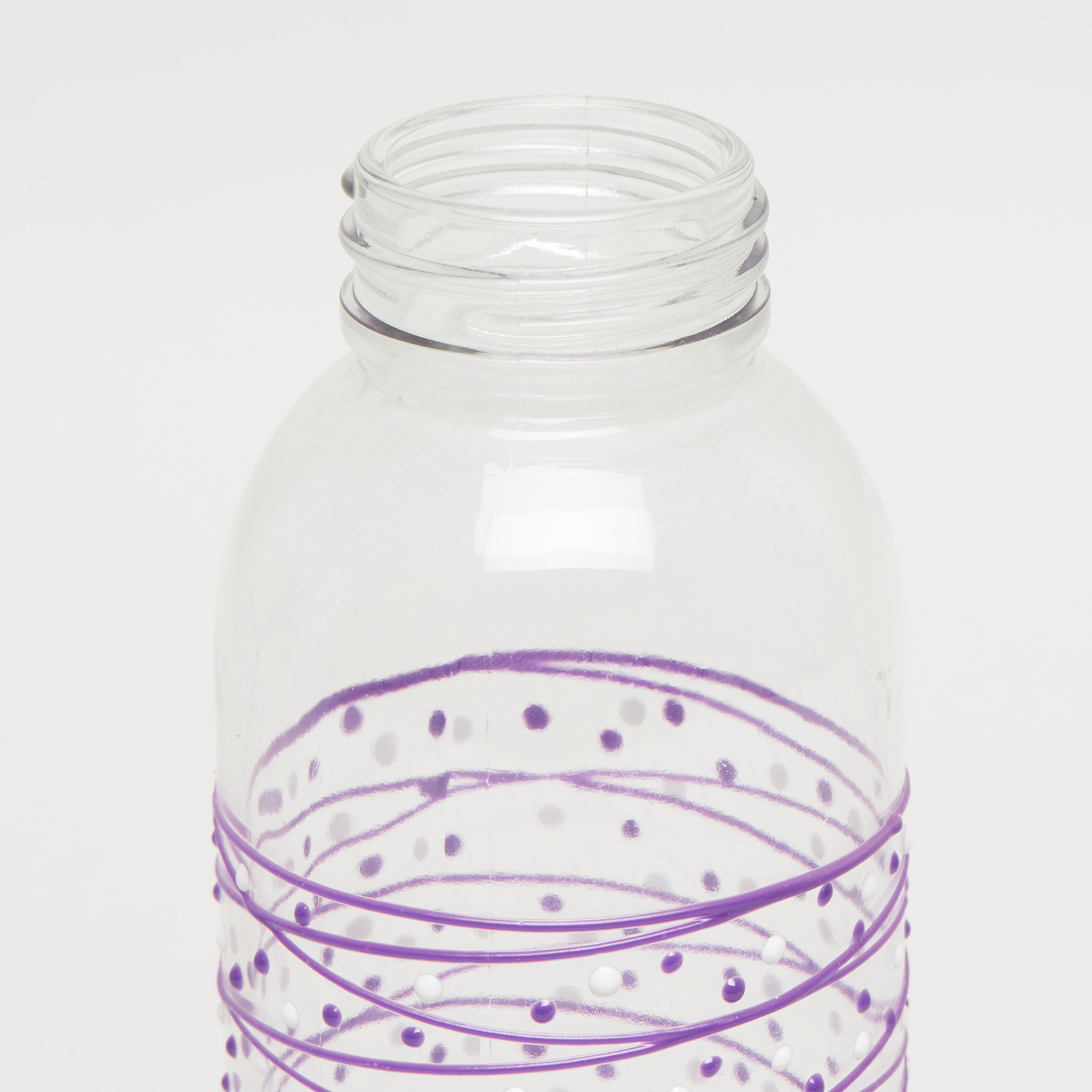Glass Painted Glass Water Bottle-school-waterbottles-image-2