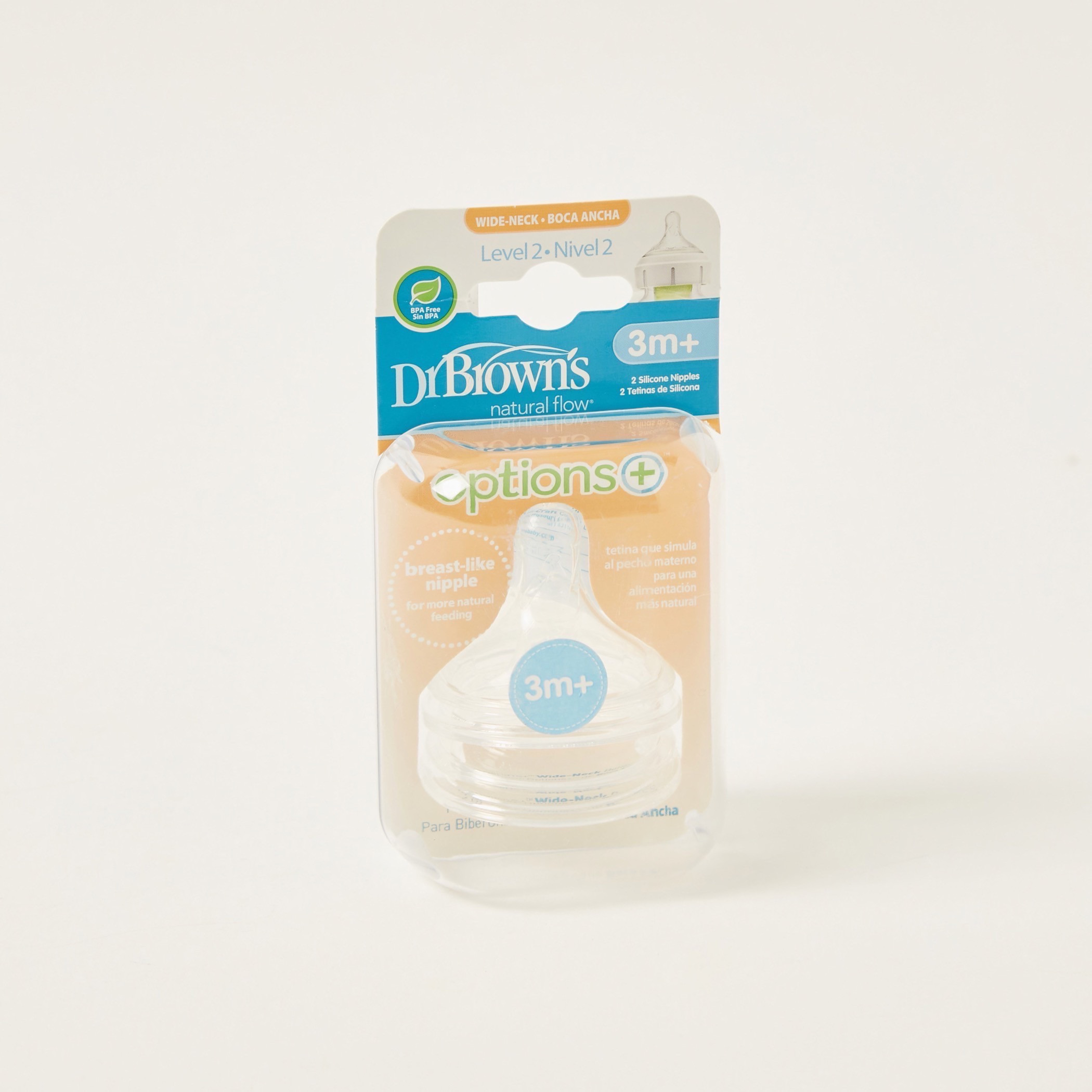 Dr. Brown's Natural Flow Teat - Set of 2-baby-feeding-feedingbottles-bottlesandteats-image-4