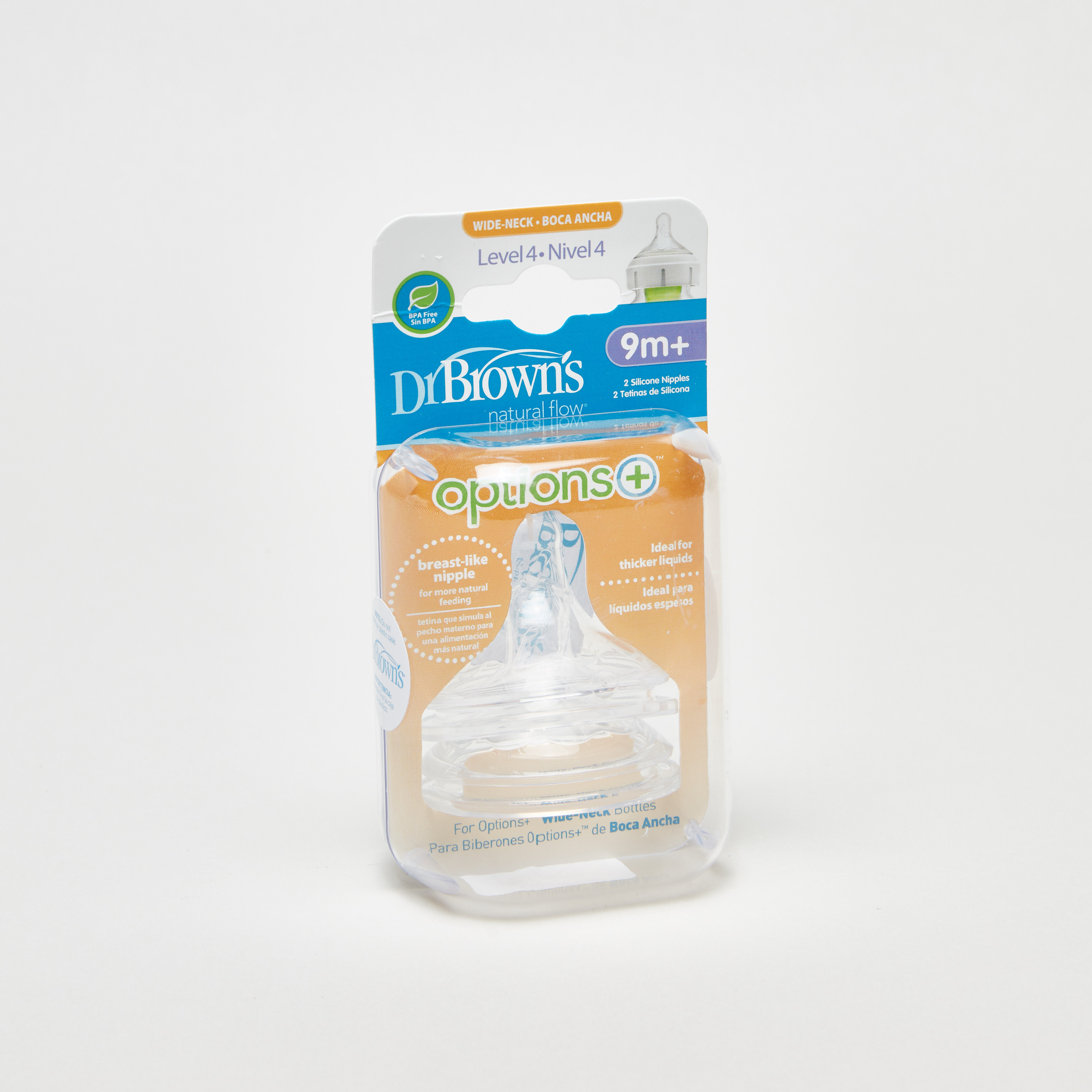 Dr. Brown's Feeding Teats - Set of 2-baby-feeding-feedingbottles-bottlesandteats-image-1