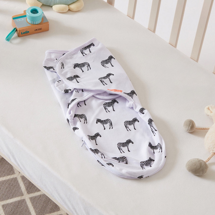 Summer Infant Printed SwaddleMe Blanket with Zip Closure