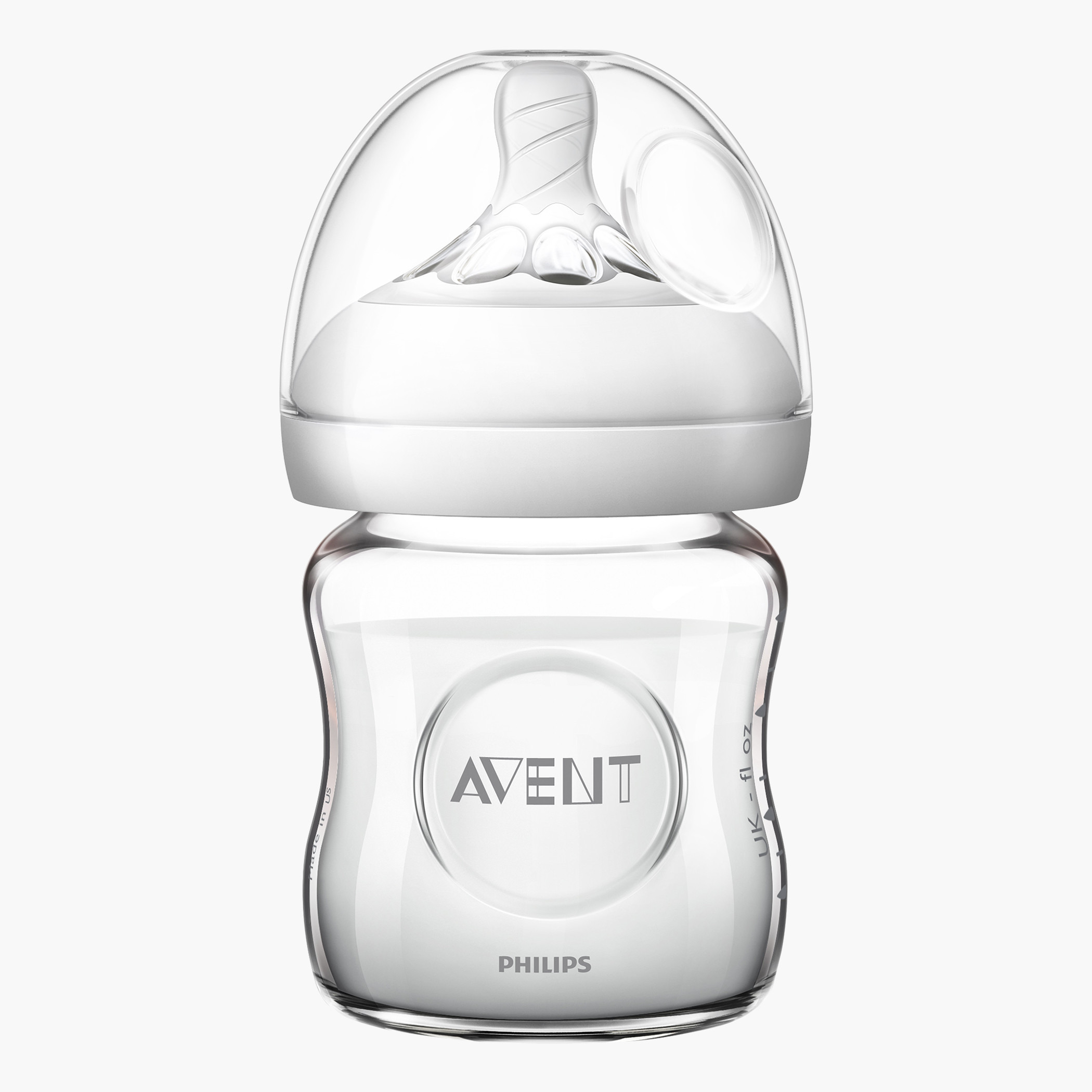 Philips Avent Natural Glass Feeding Bottle - 120 ml-baby-feeding-feedingbottles-bottlesandteats-image-1