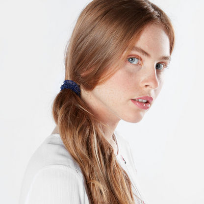 Buy Women's Ruffled Hair Tie - Set of 8 Online | Centrepoint Qatar
