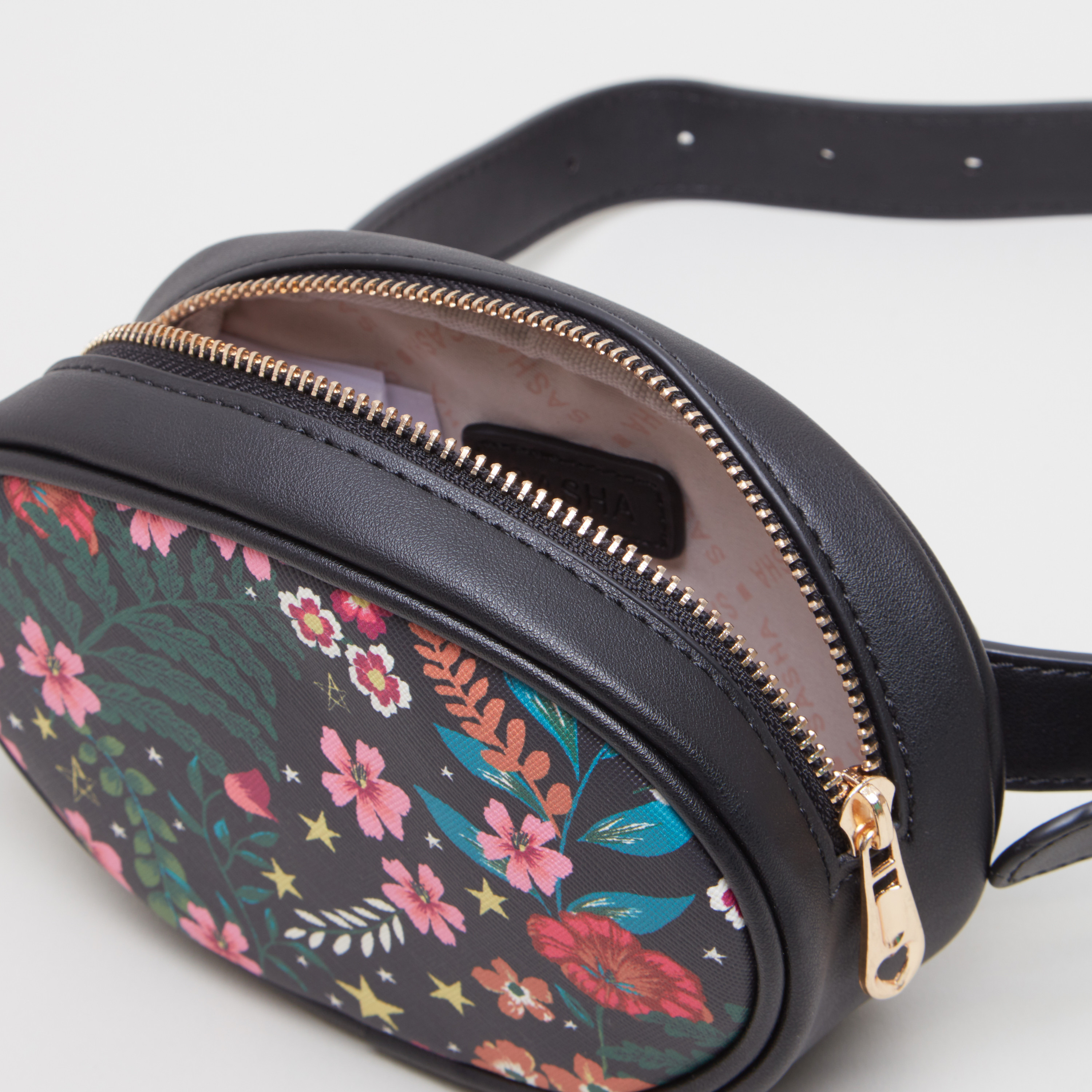 Sasha Floral Printed Fanny Pack with Zip Closure-women-bagsandwallets-handbags-image-5