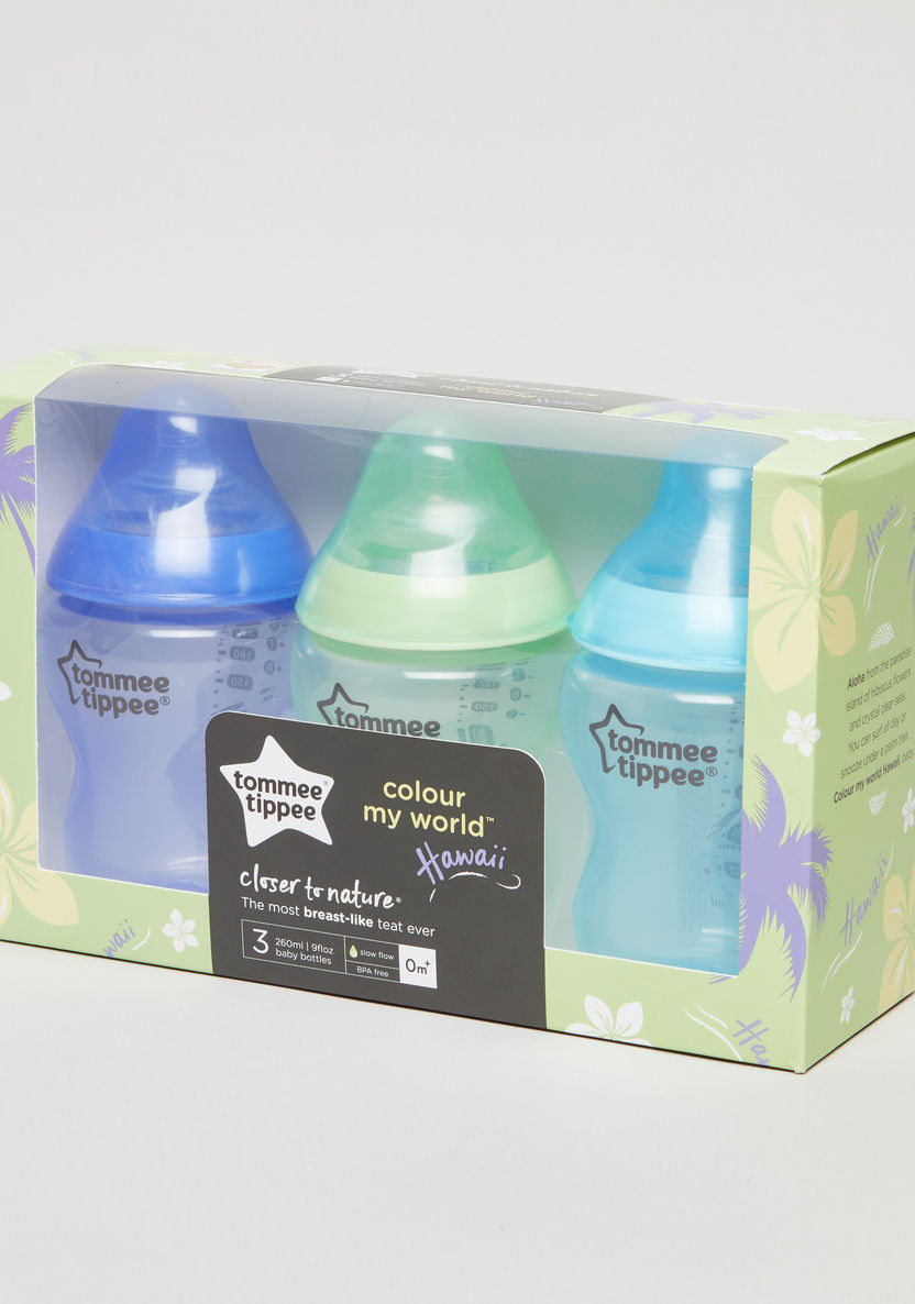 Tommee Tippee Feeding Bottle - Set of 3-Bottles and Teats-image-0