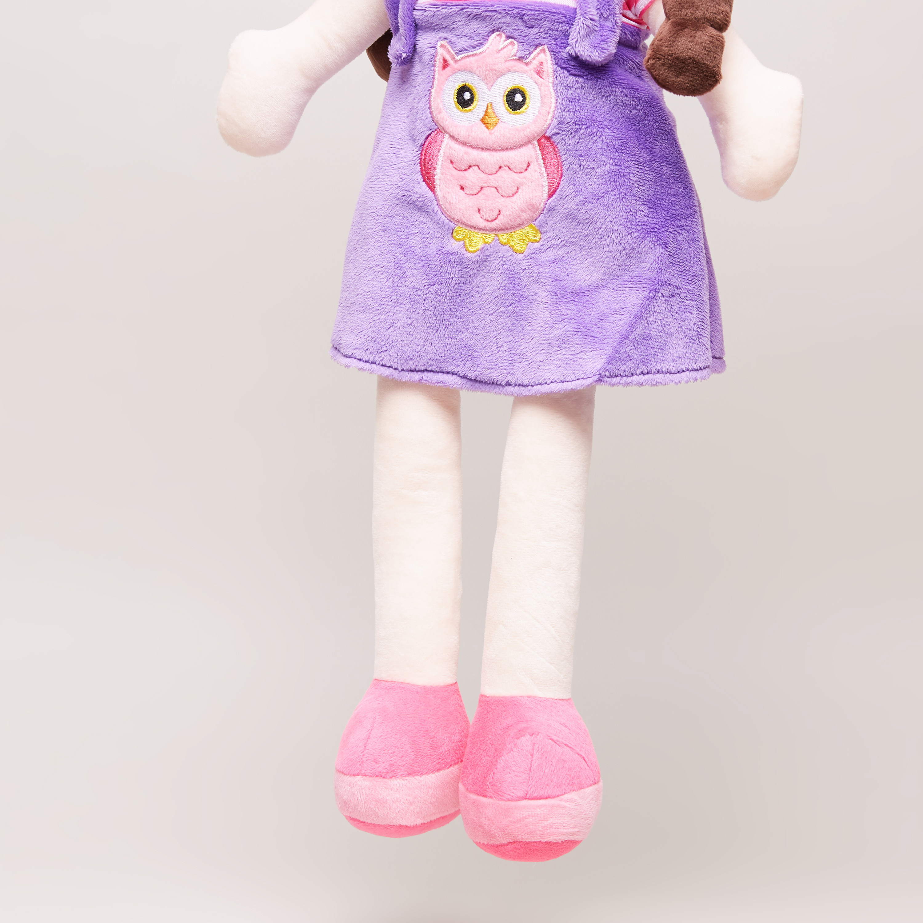 Juniors Doll with Purple Dungaree Dress and Hat - 60 cms-toys-dollsandplaysets-dolls-image-3