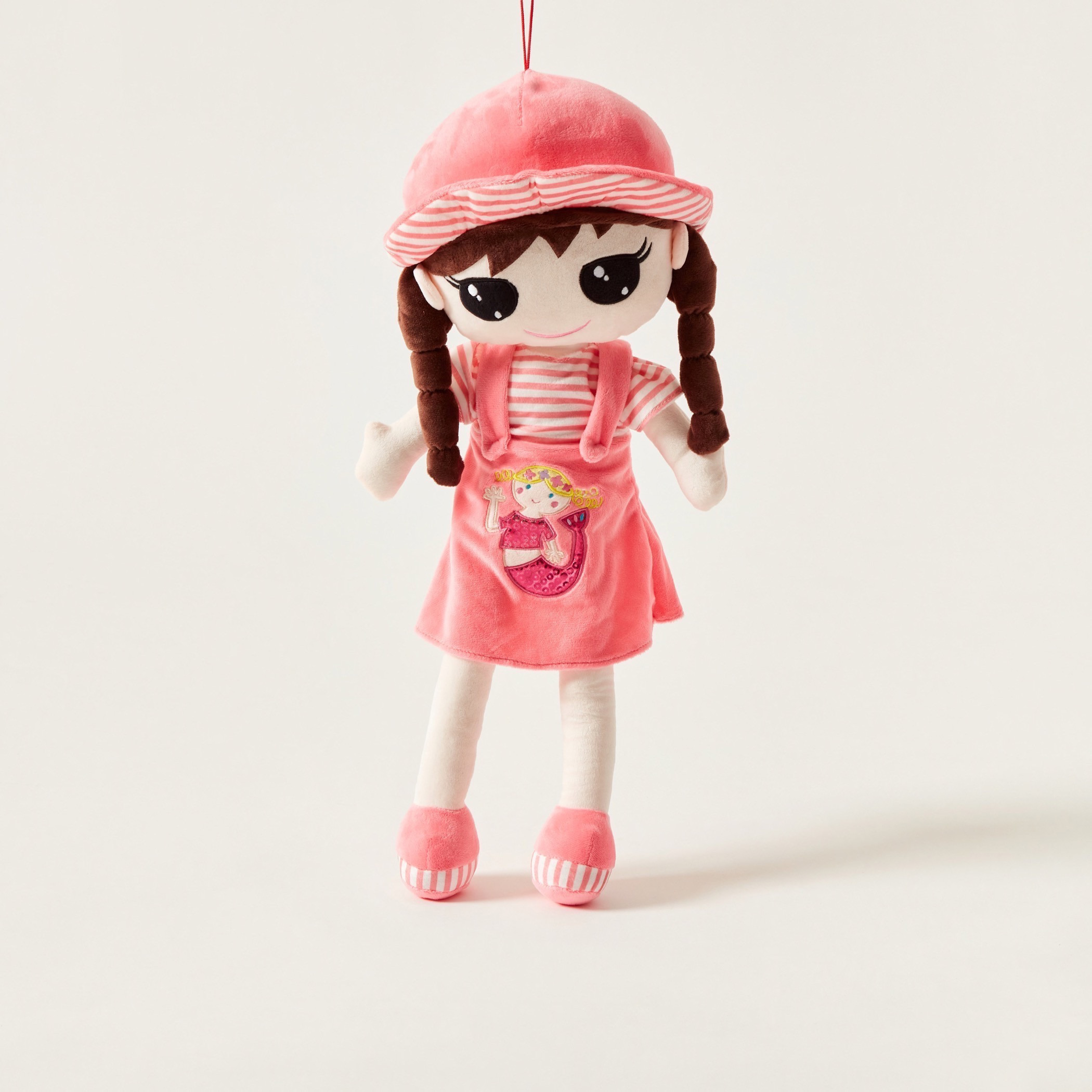 Juniors Doll with Purple Dungaree Dress and Hat - 60 cms-toys-dollsandplaysets-dolls-image-4
