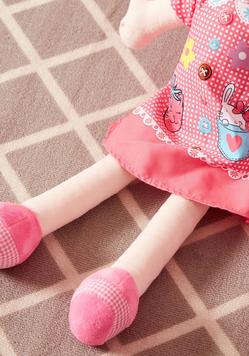 Juniors Doll in Checked Dress - 60 cms-Dolls and Playsets-image-2