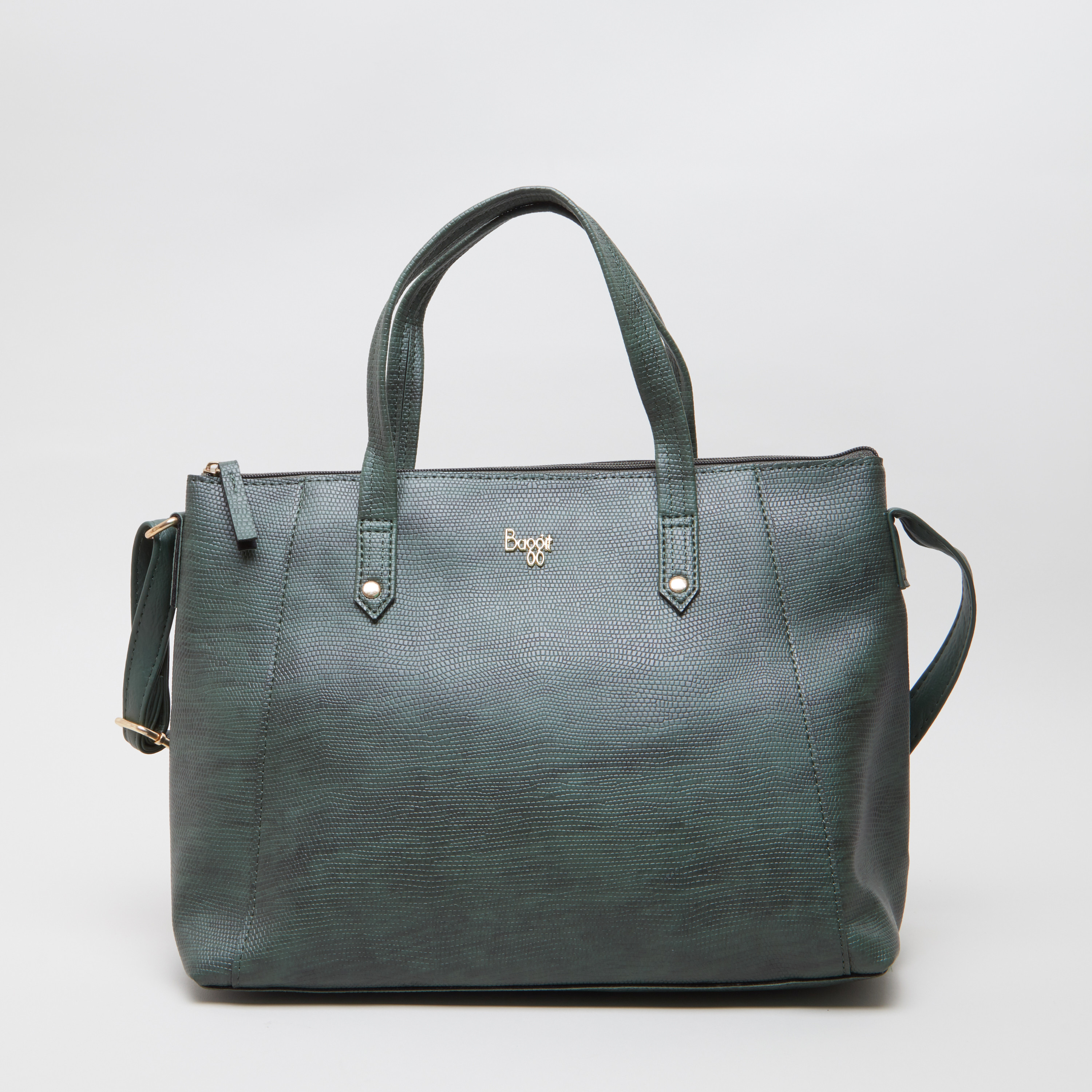 Buy Women s Baggit Textured Tote Bag with Zip Closure Online Centrepoint KSA