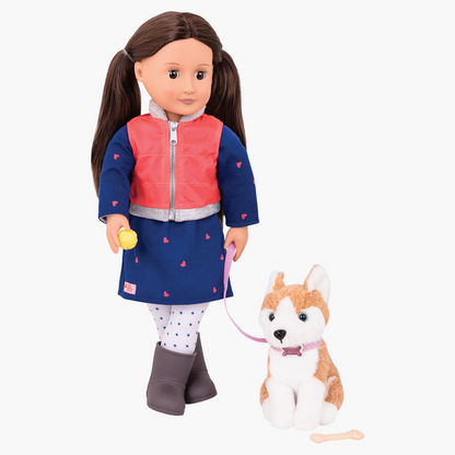Shop Our Generation Leslie Doll with Pet Dog Online | Babyshop Kuwait