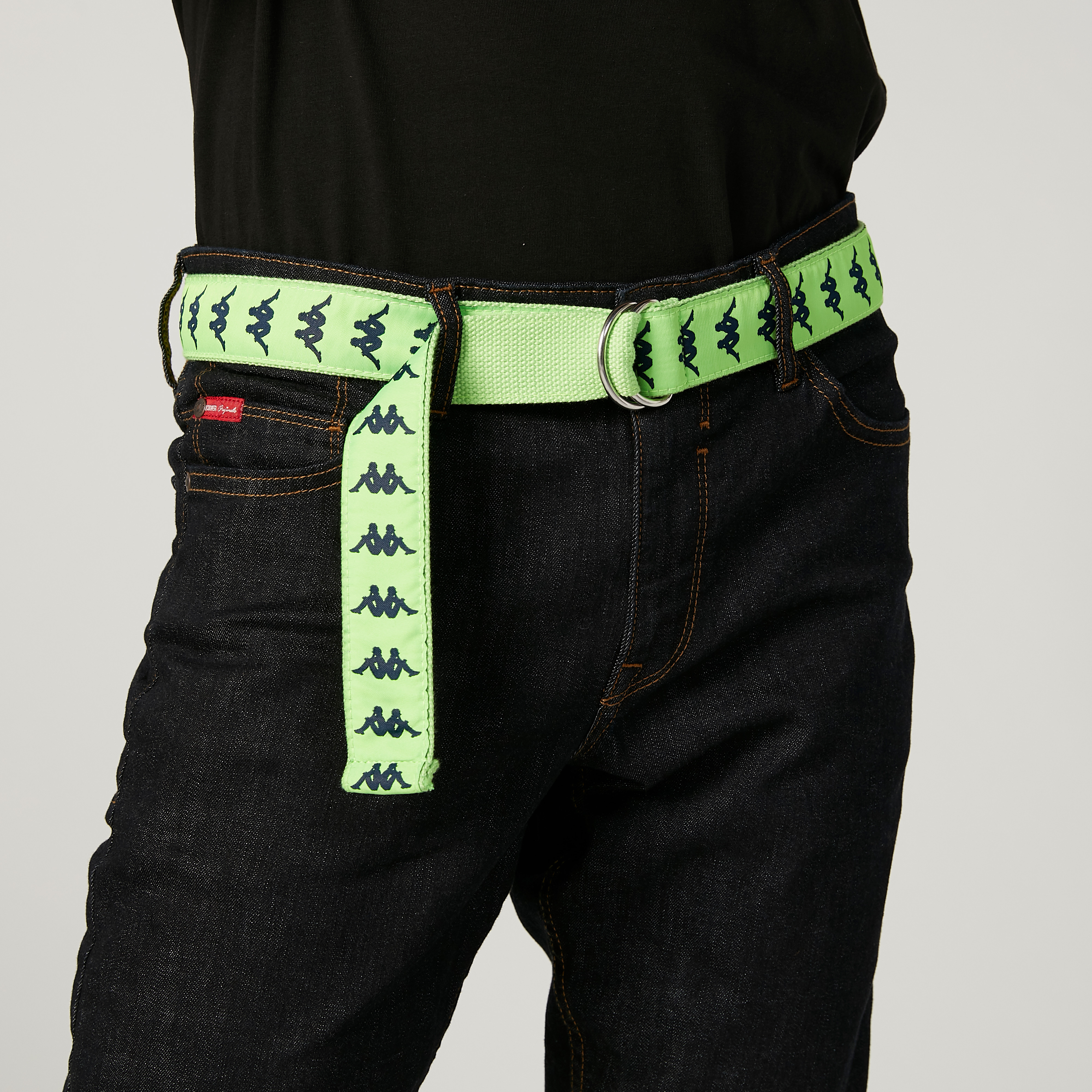 Buy Kappa Printed Belt with D Ring Splash UAE