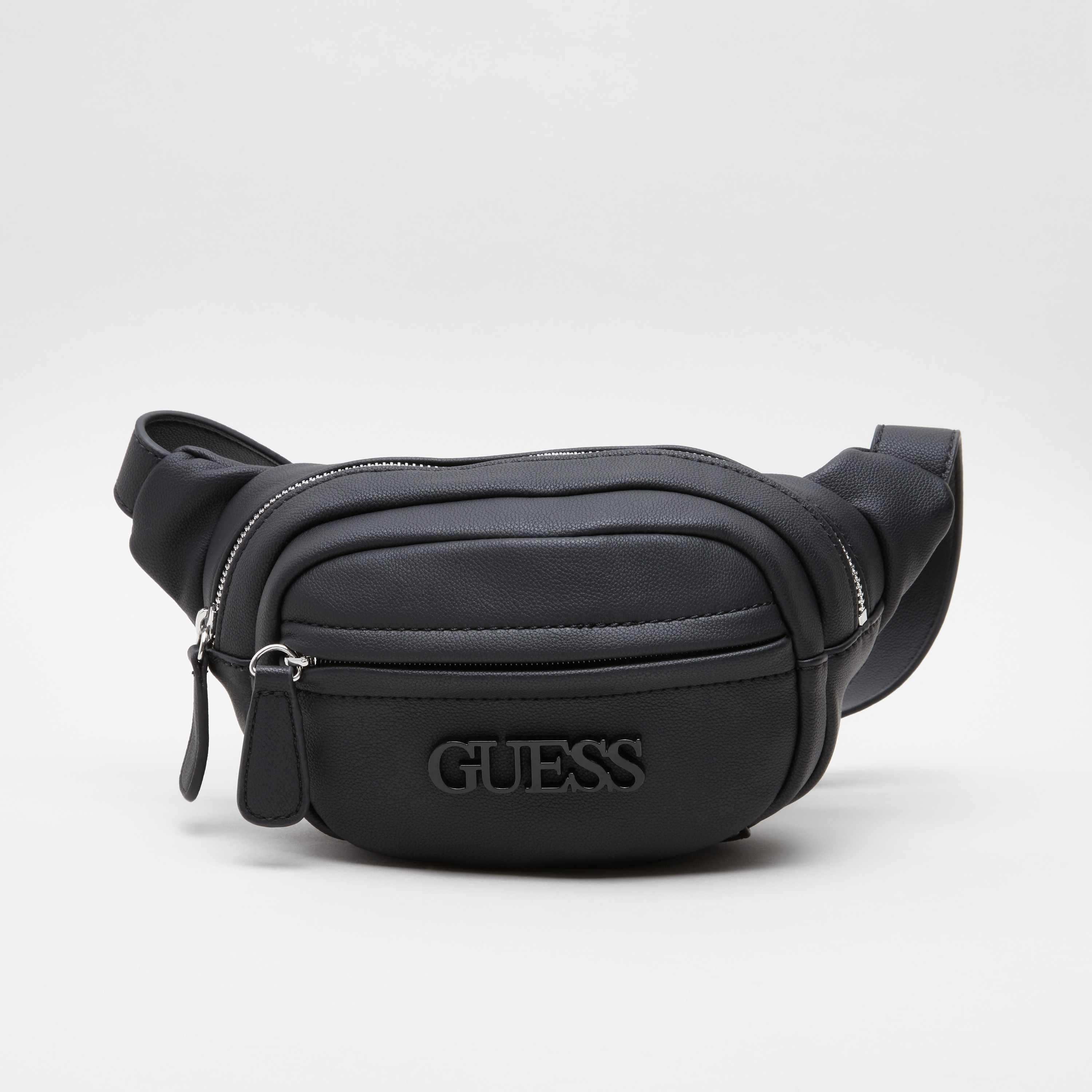 Guess black fanny pack hotsell