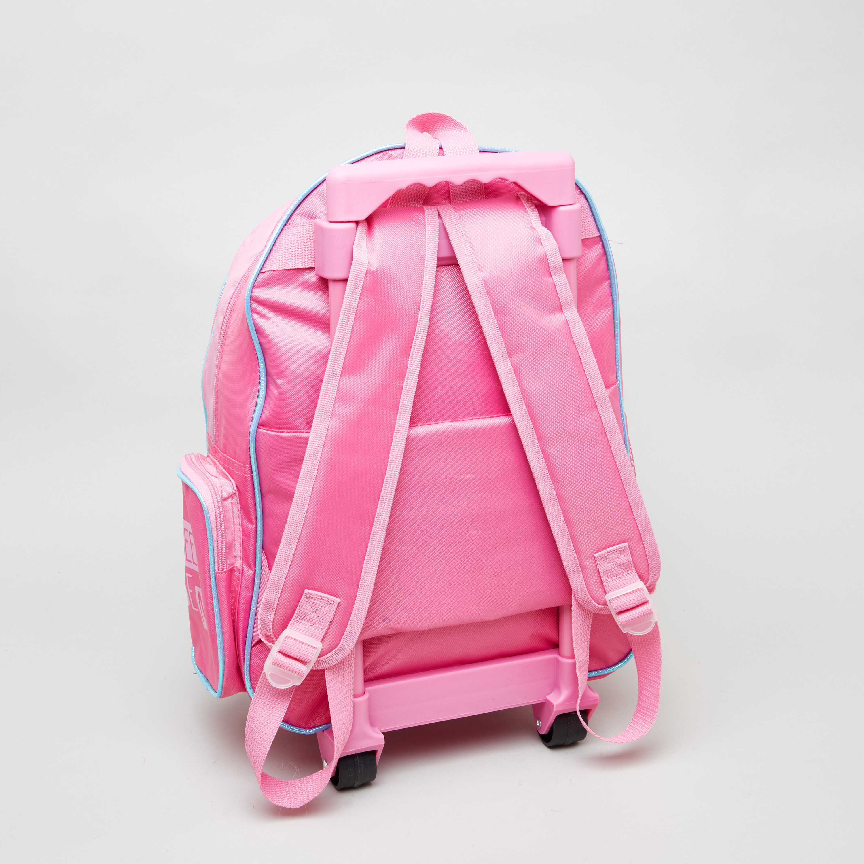 طقم حقيبة بعجلات وطبعات باربي - طقم من 5 قطع-school-bagsandbackpacks-trolleybags-image-4