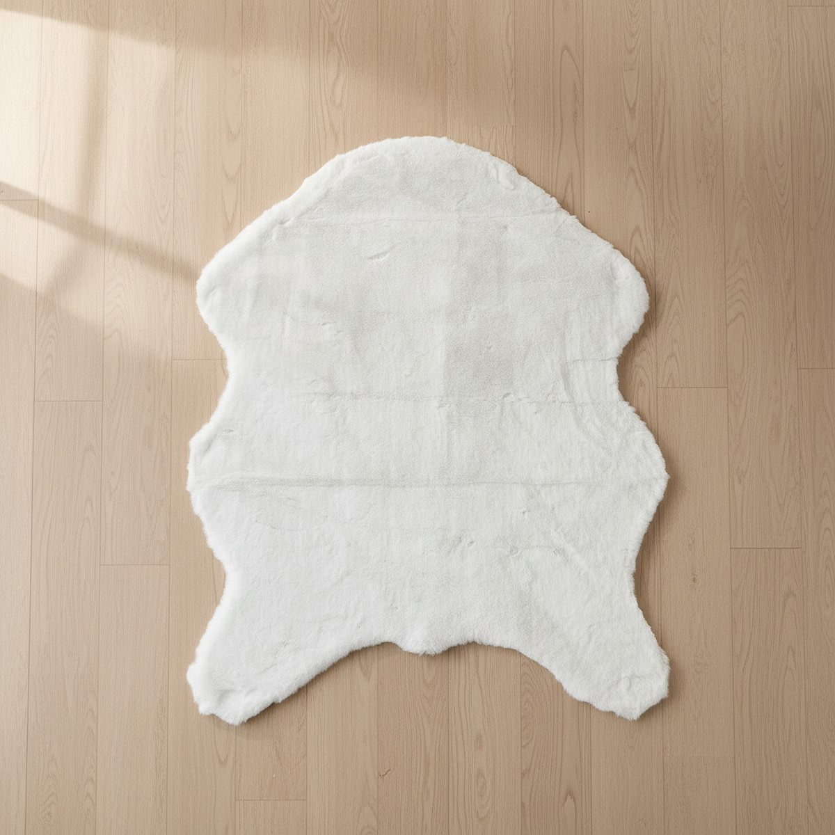Faux Rabbit Fur Rug - 90x60 cms-household-rugsandcarpets-rugs-image-1