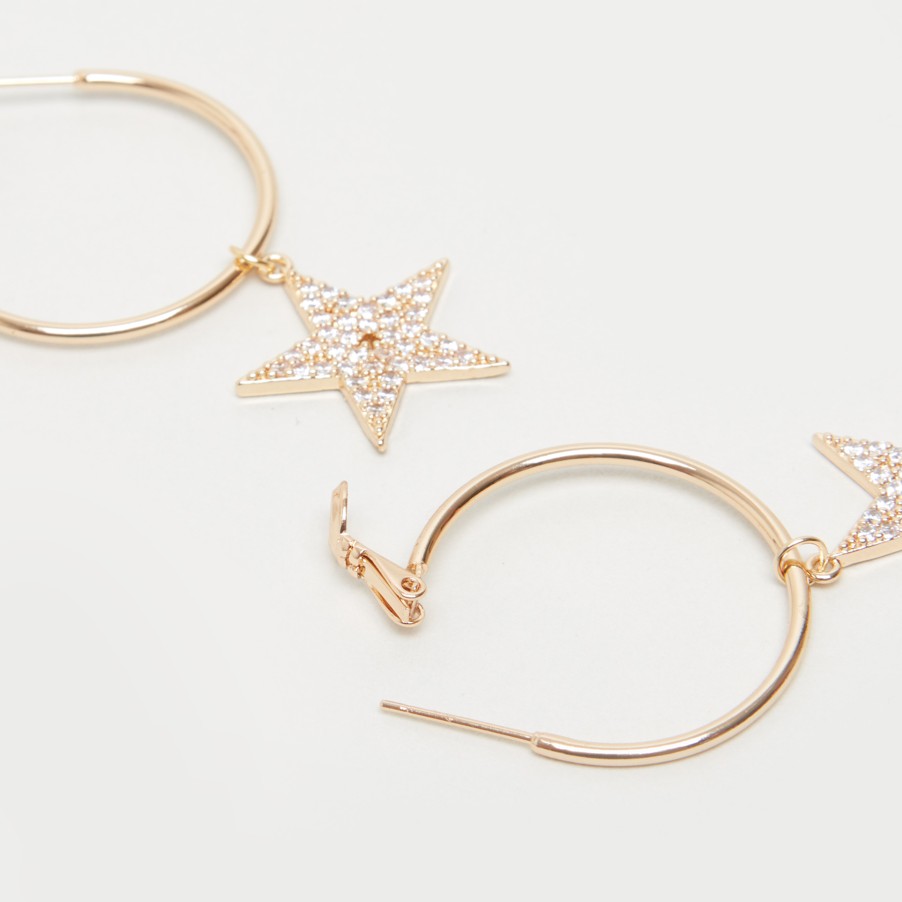 حلقان حلقية بدلّاية يد نجمة مرصعة بالحجر-women-watchesandjewellery-jewellery-earrings-image-4