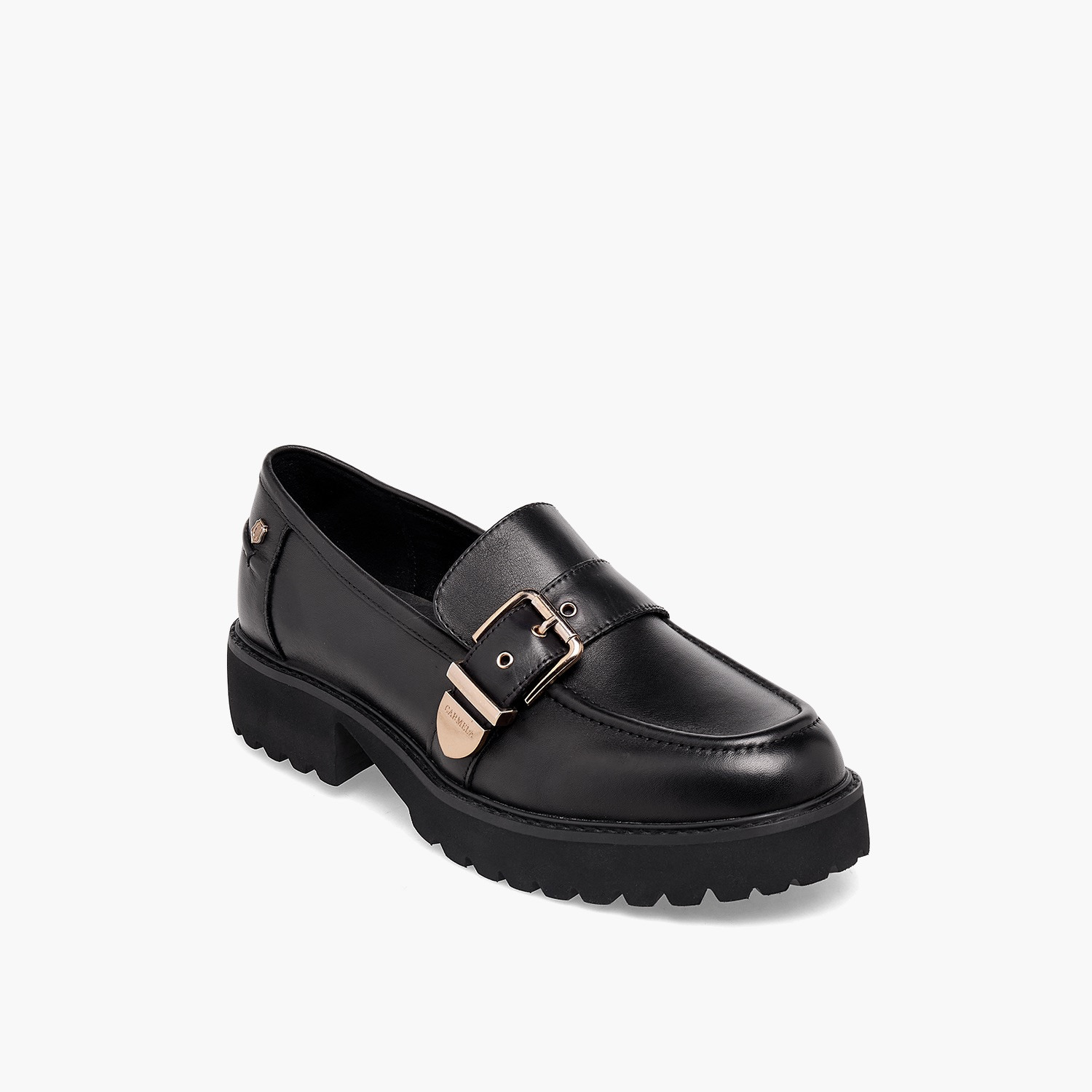 Carmela Women Buckle Detail Leather Loafer-women-shoes-heels-image-2
