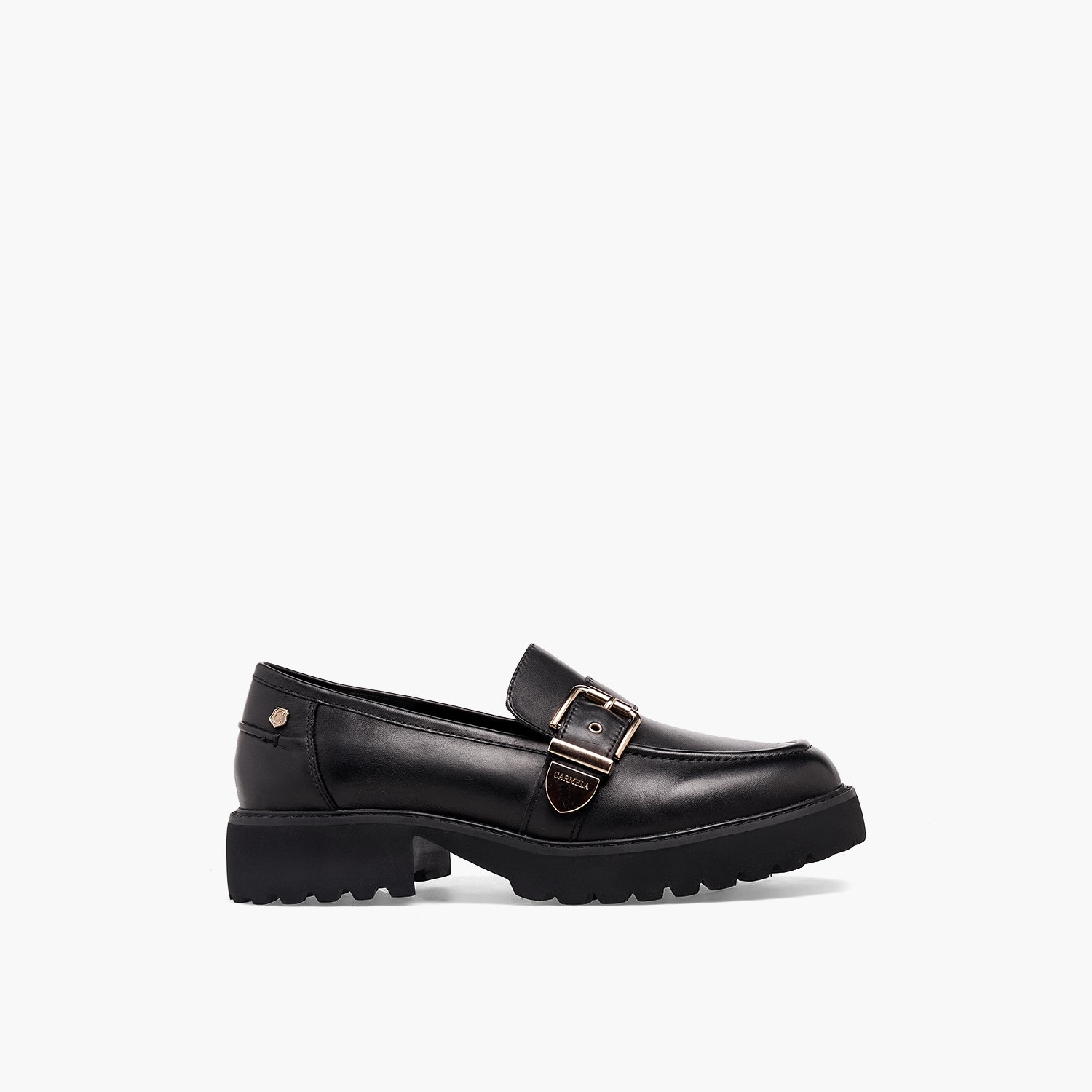 Carmela Women Buckle Detail Leather Loafer-women-shoes-heels-image-3